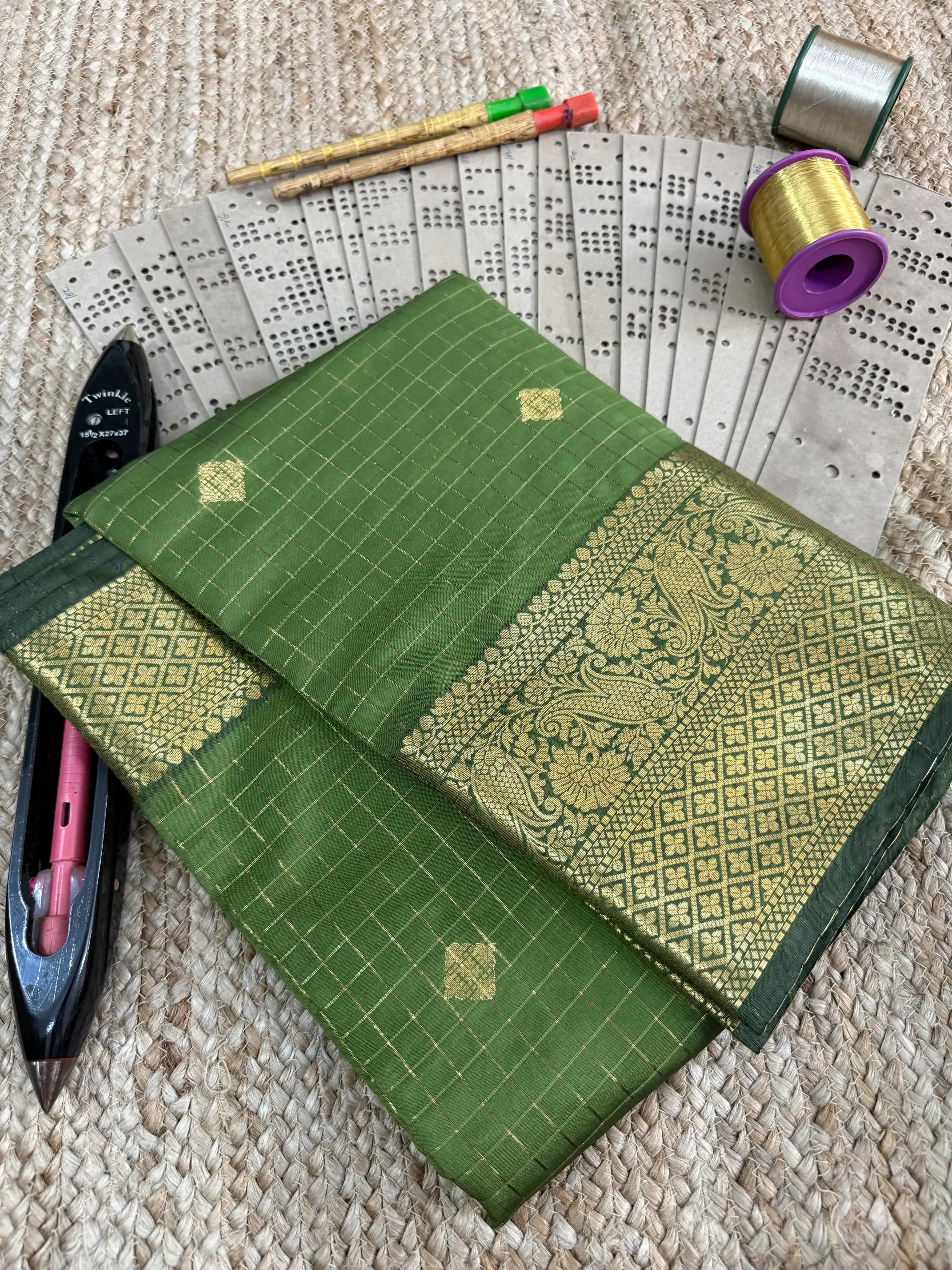 Eccentric zari weave Softsilk Banarasi saree