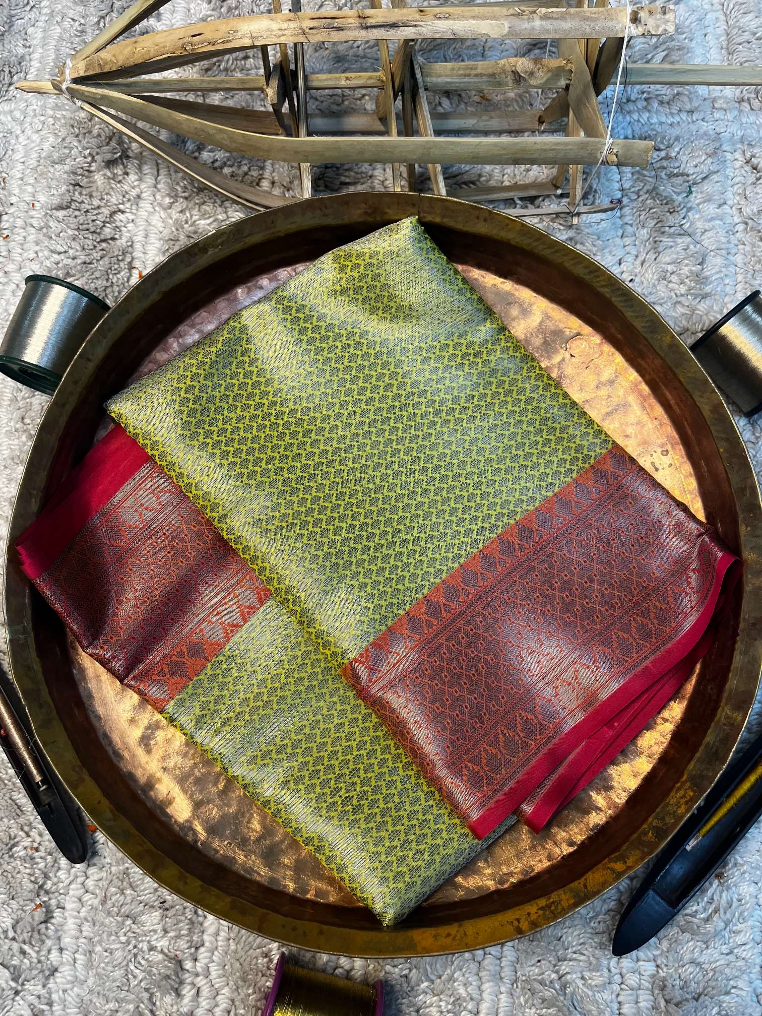 Eccentric zari weave Softsilk Heritage Banarasi saree