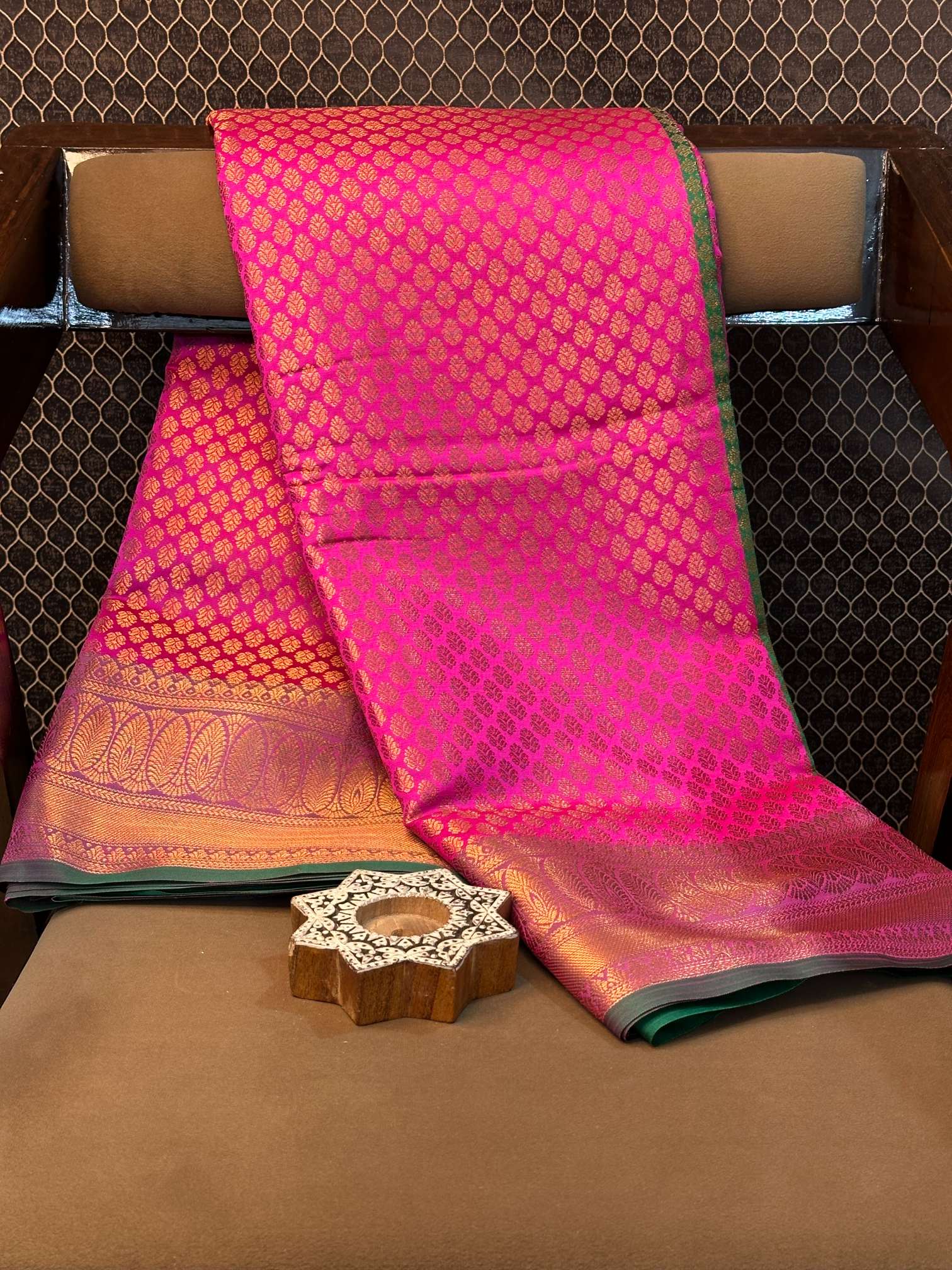 Handpicked Softsilk Heritage Banarasi Saree