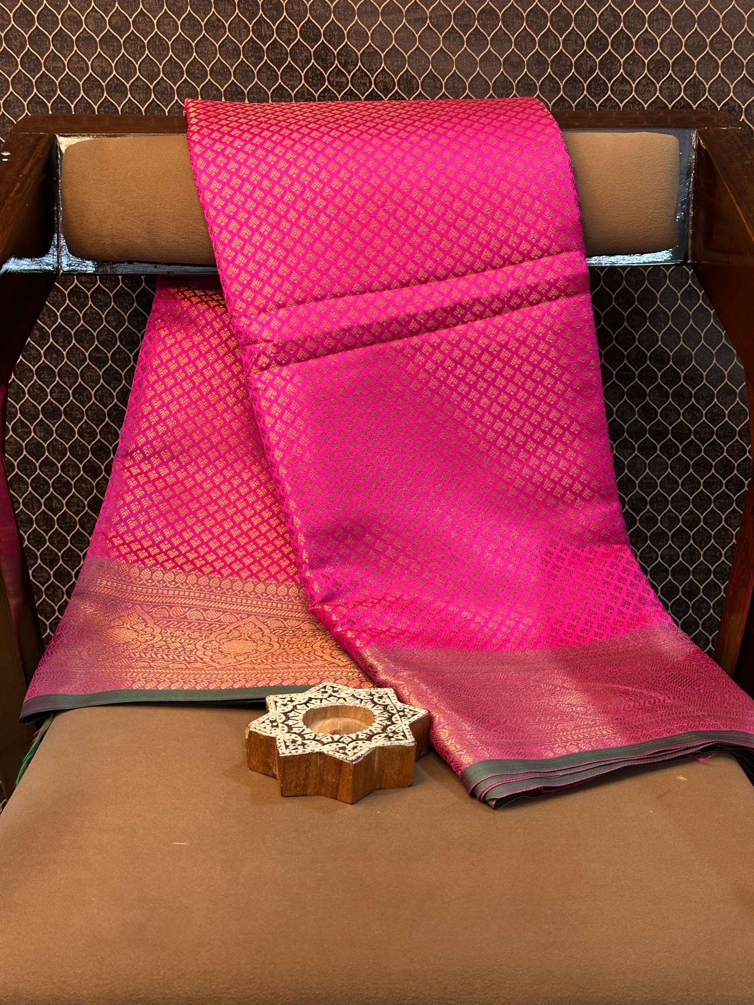 Eccentric zari weave Softsilk Banarasi saree