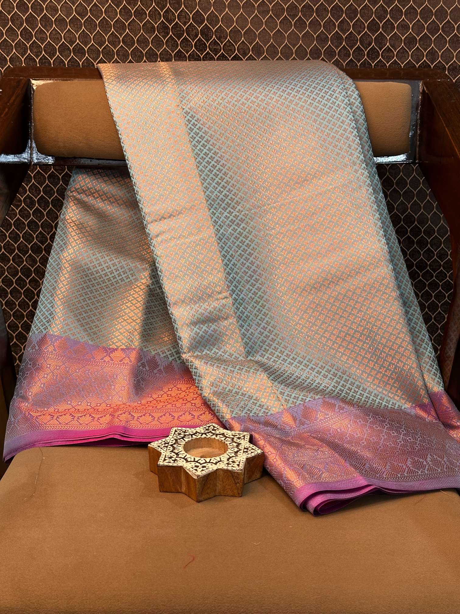 Eccentric zari weave Softsilk Heritage Banarasi saree