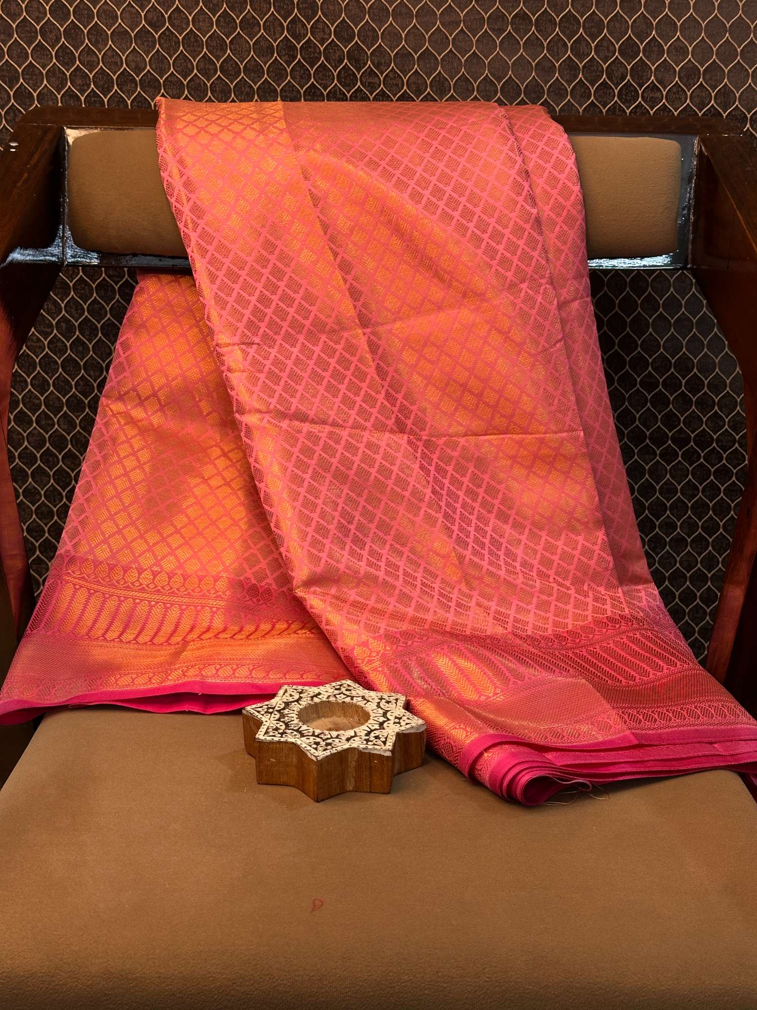 Eccentric zari weave Softsilk Heritage Banarasi saree