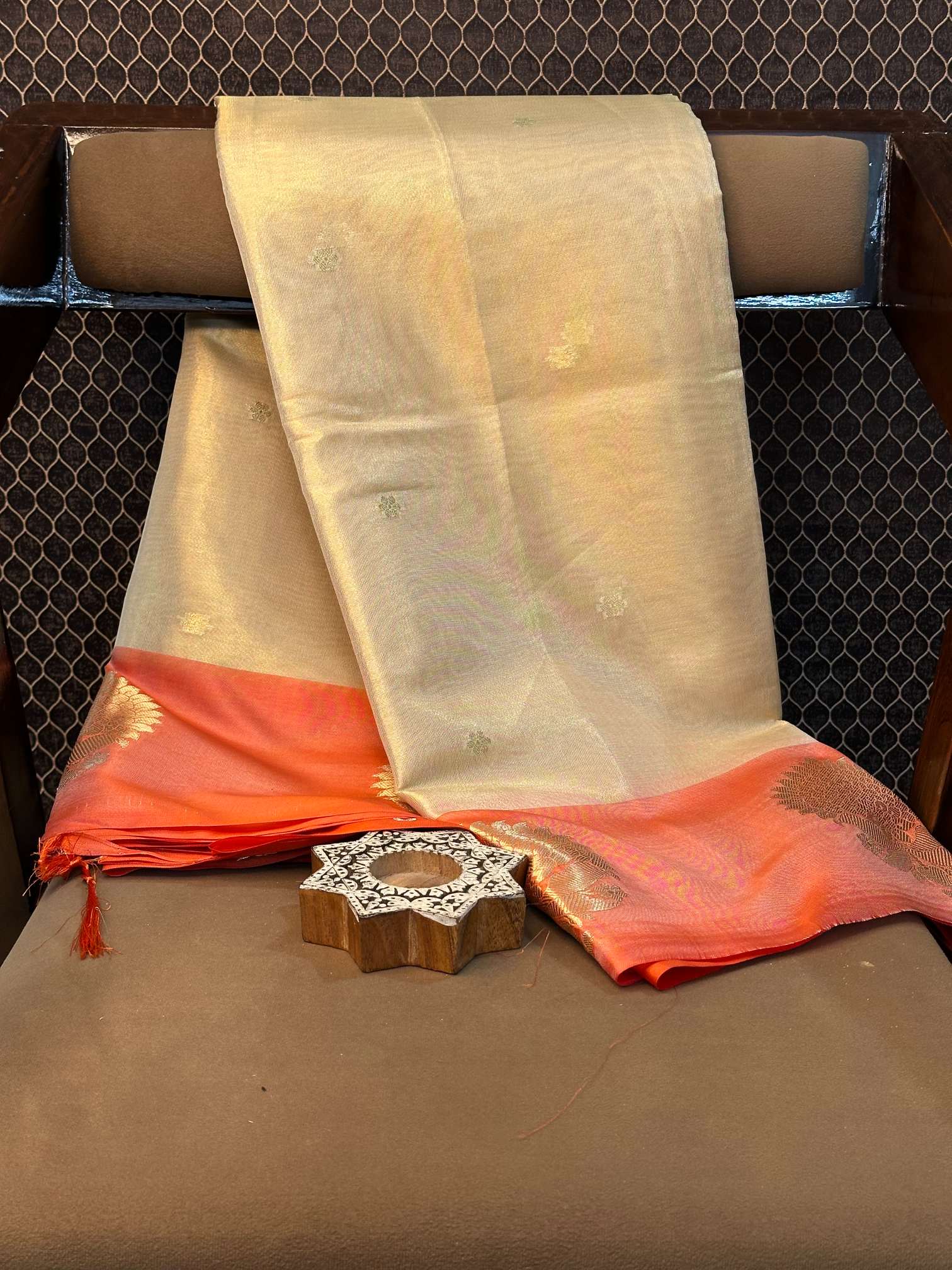 Eccentric zari weave Softsilk Banarasi saree