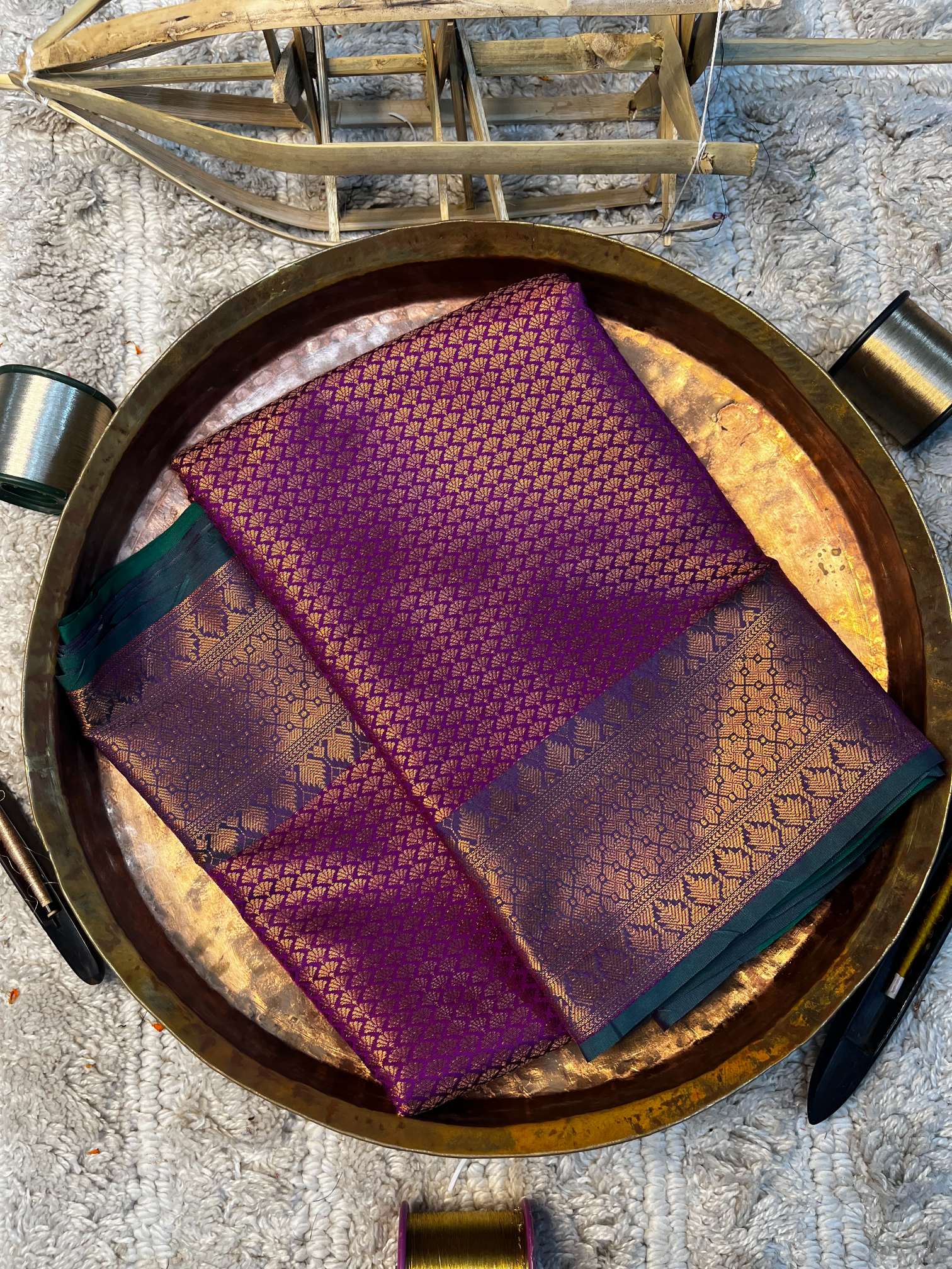 Eccentric zari weave Softsilk Banarasi saree