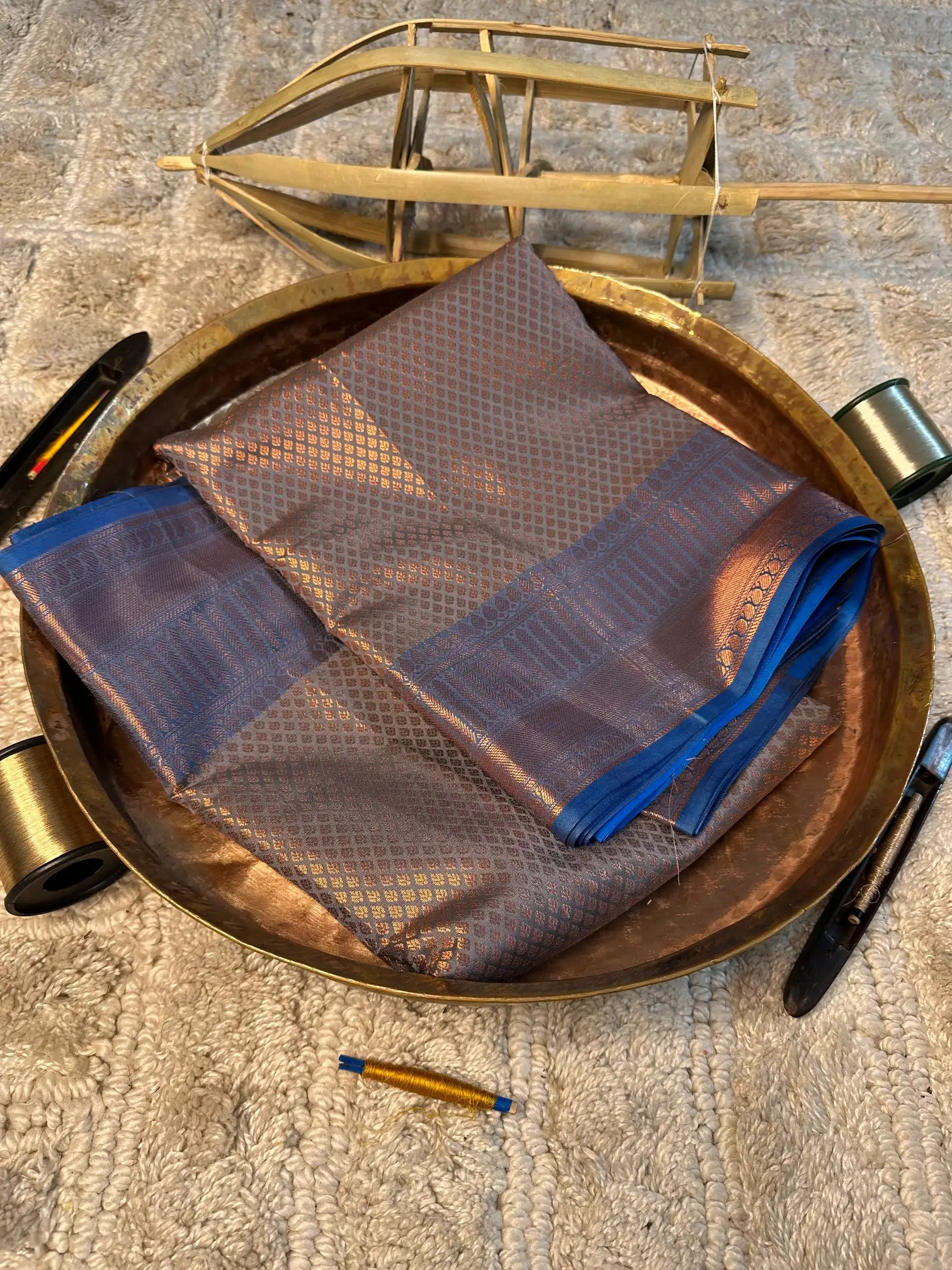 Eccentric zari weave Softsilk Banarasi saree
