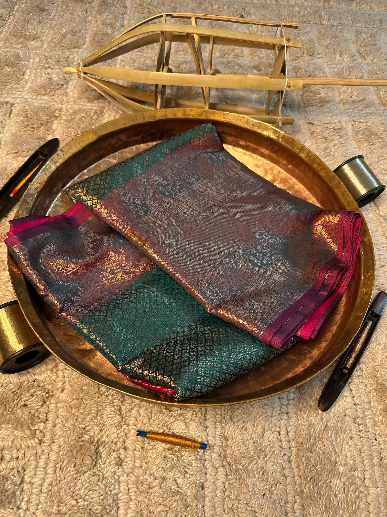 Eccentric zari weave Softsilk Banarasi saree