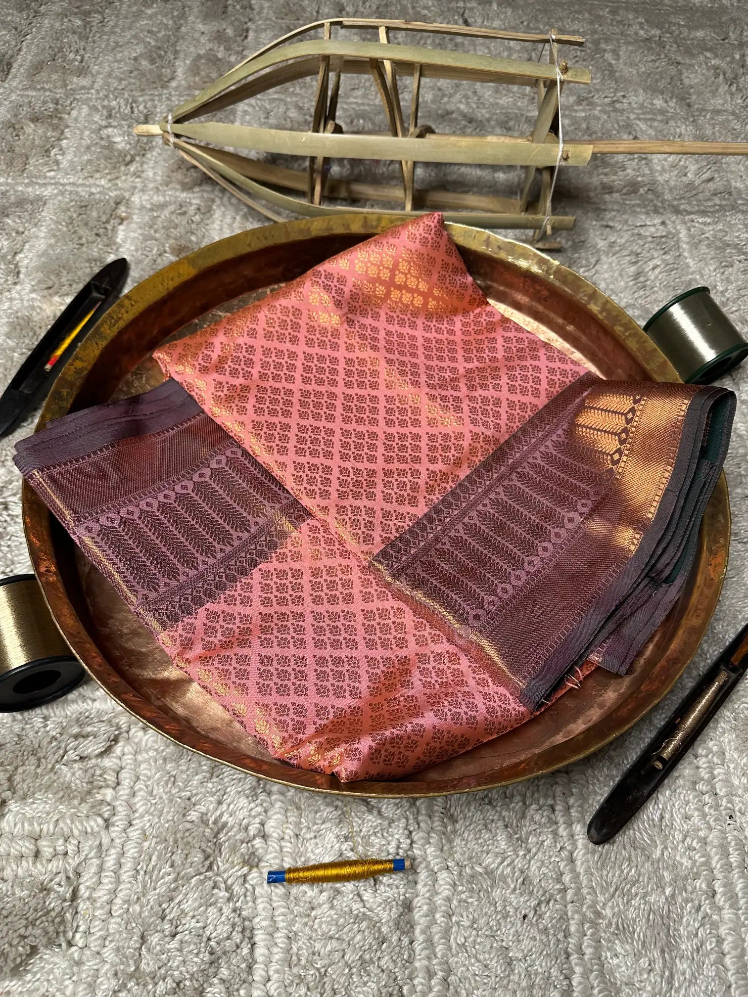 Eccentric zari weave Softsilk Banarasi saree