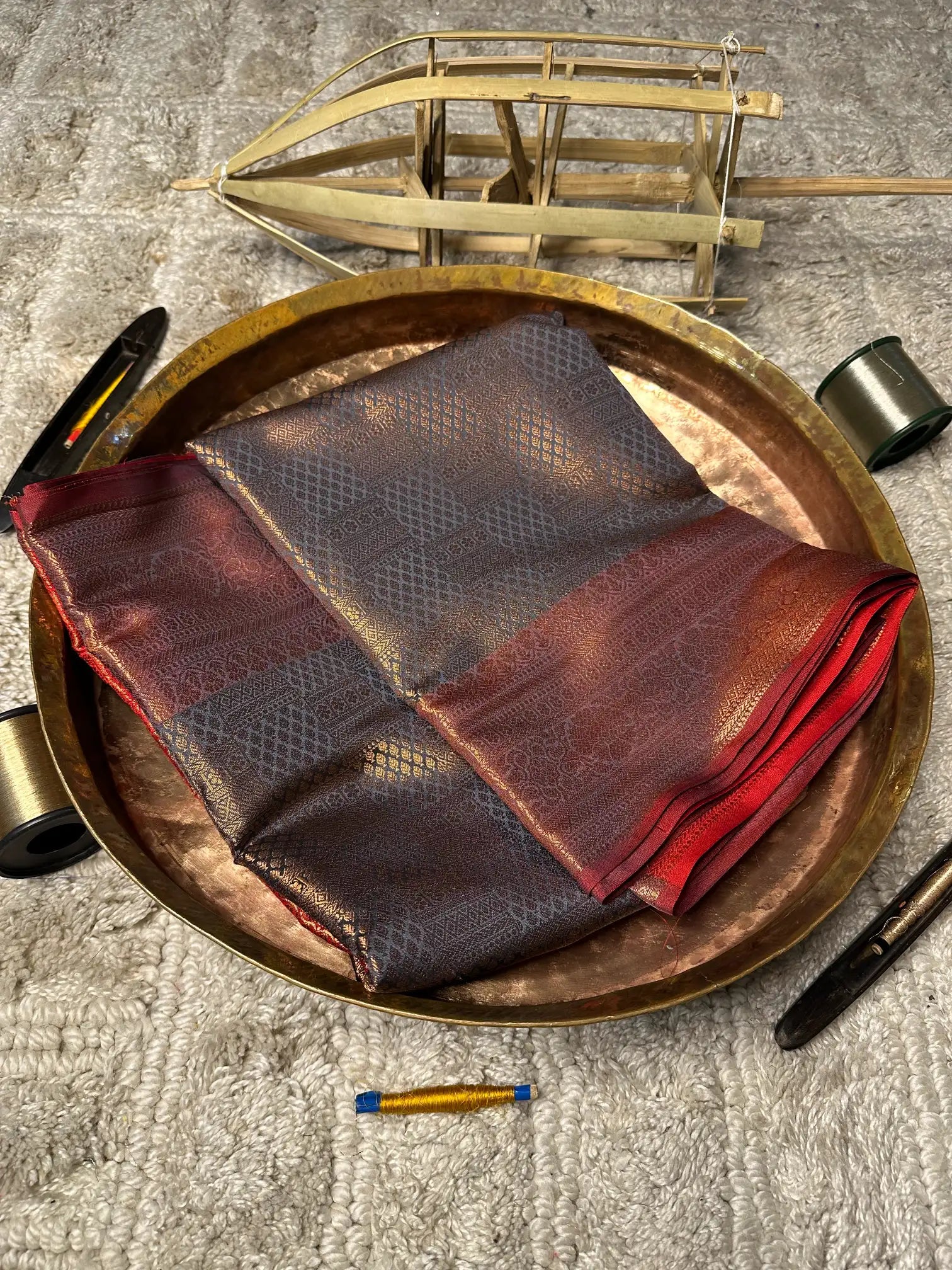 Eccentric zari weave Softsilk Banarasi saree