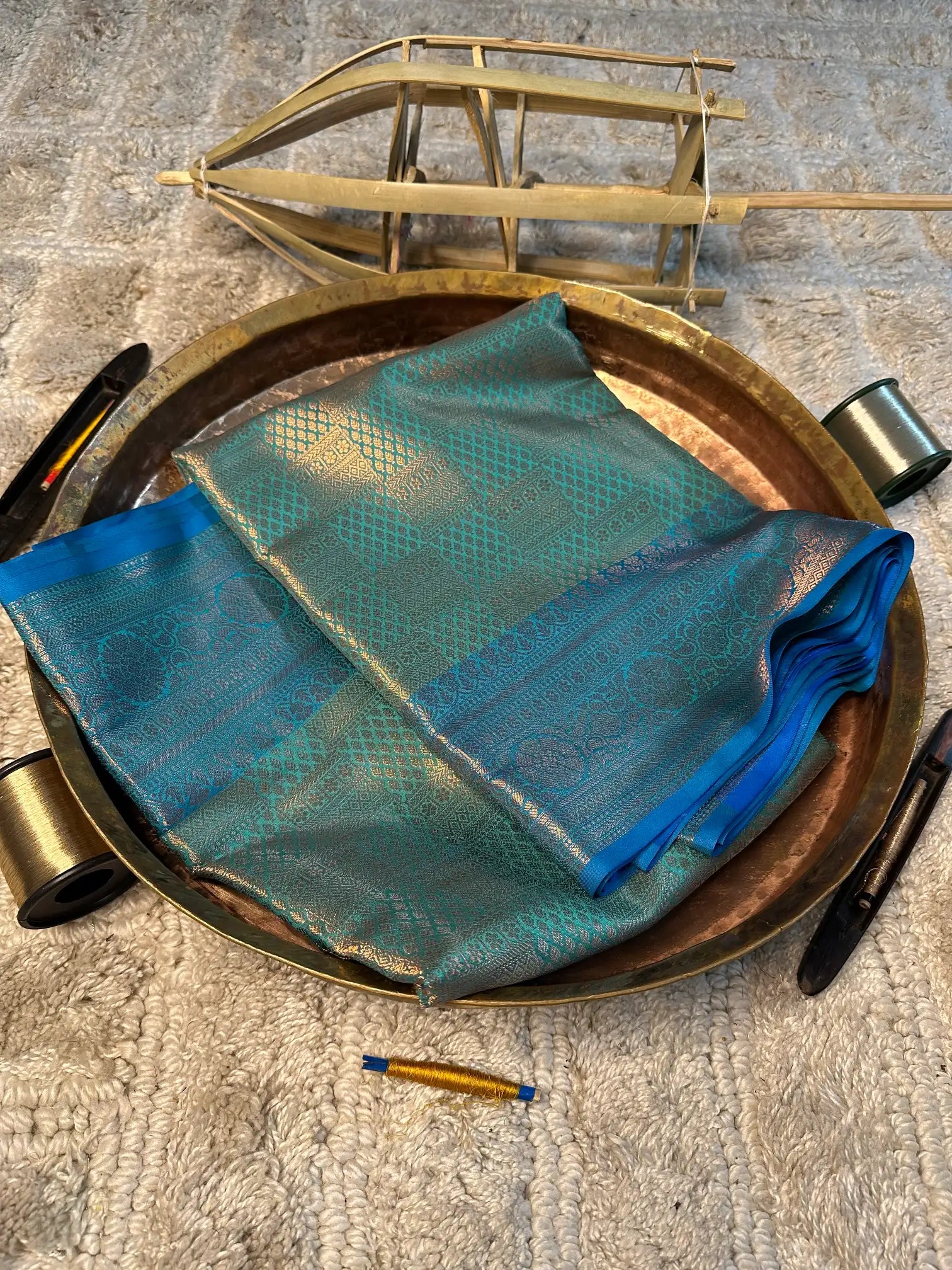 Eccentric zari weave Softsilk Banarasi saree