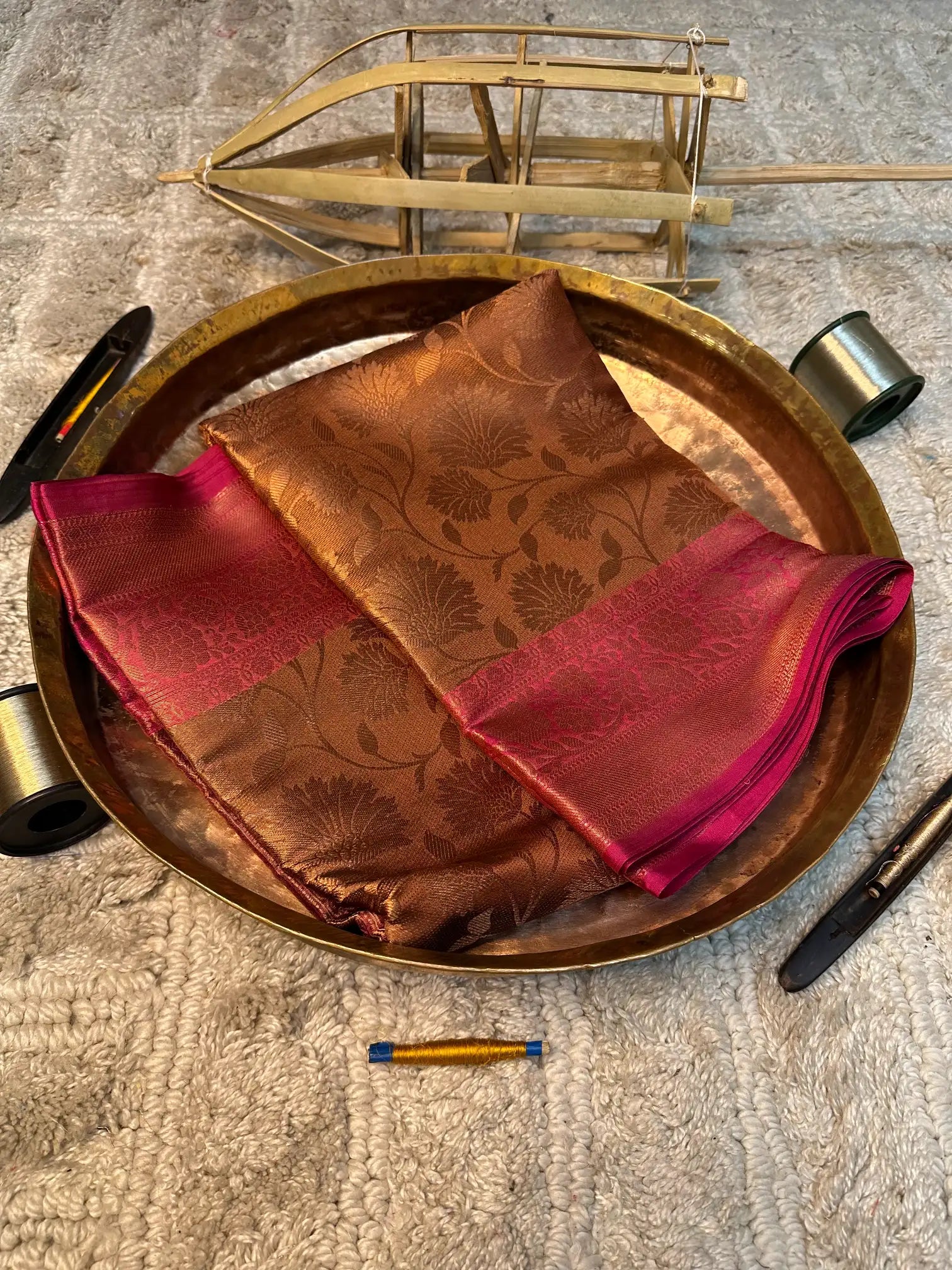 Eccentric zari weave Softsilk Banarasi saree