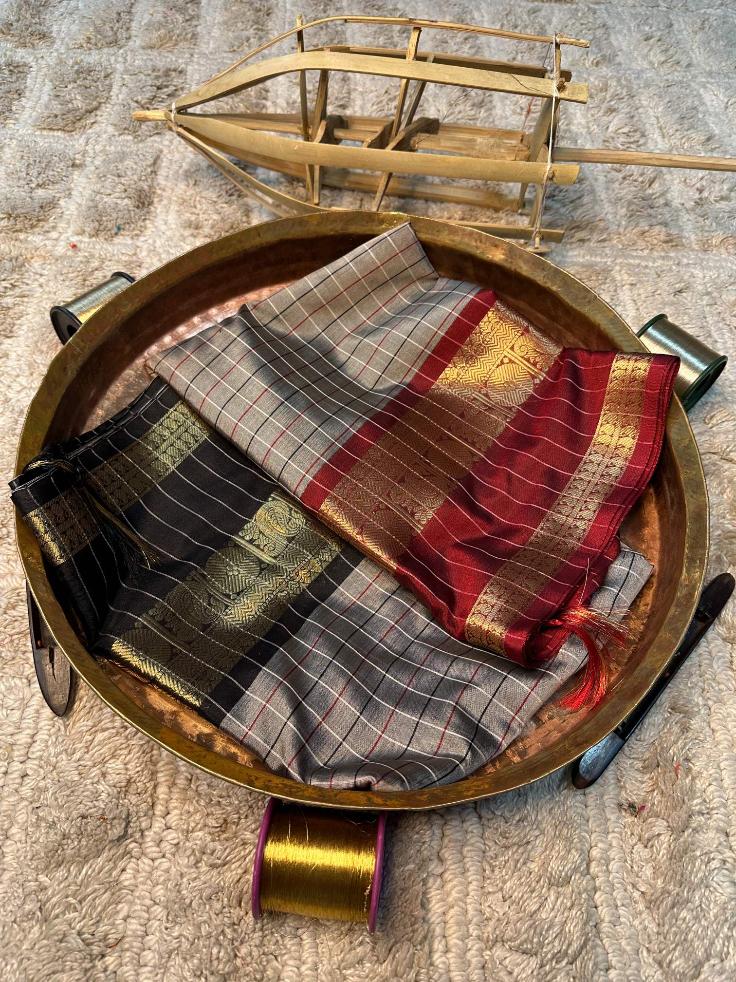 Eccentric zari weave Softsilk Banarasi saree