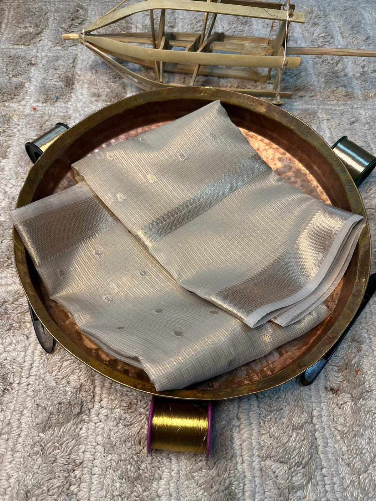 Eccentric zari weave Softsilk Banarasi saree
