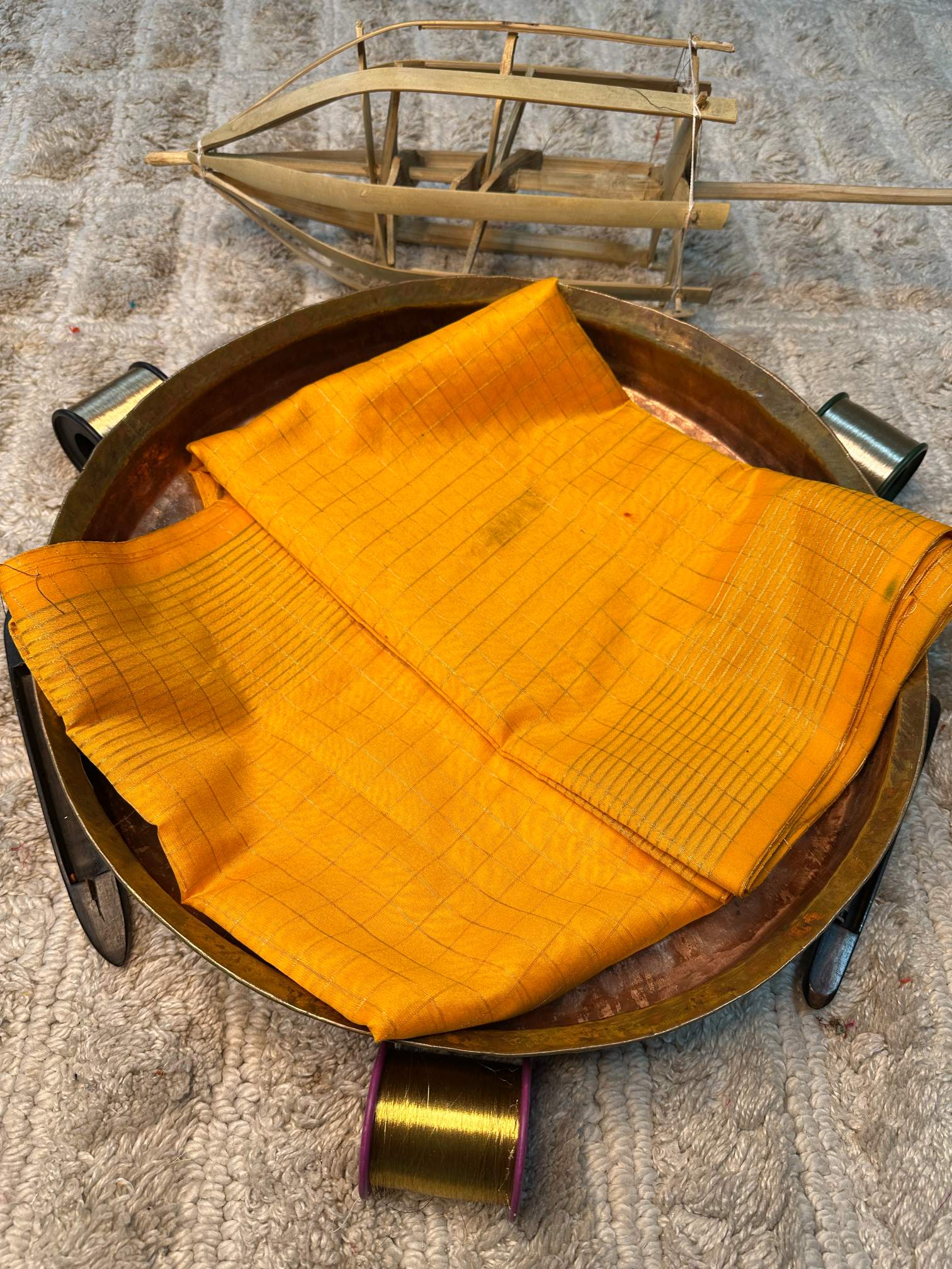Eccentric zari weave Softsilk Banarasi saree