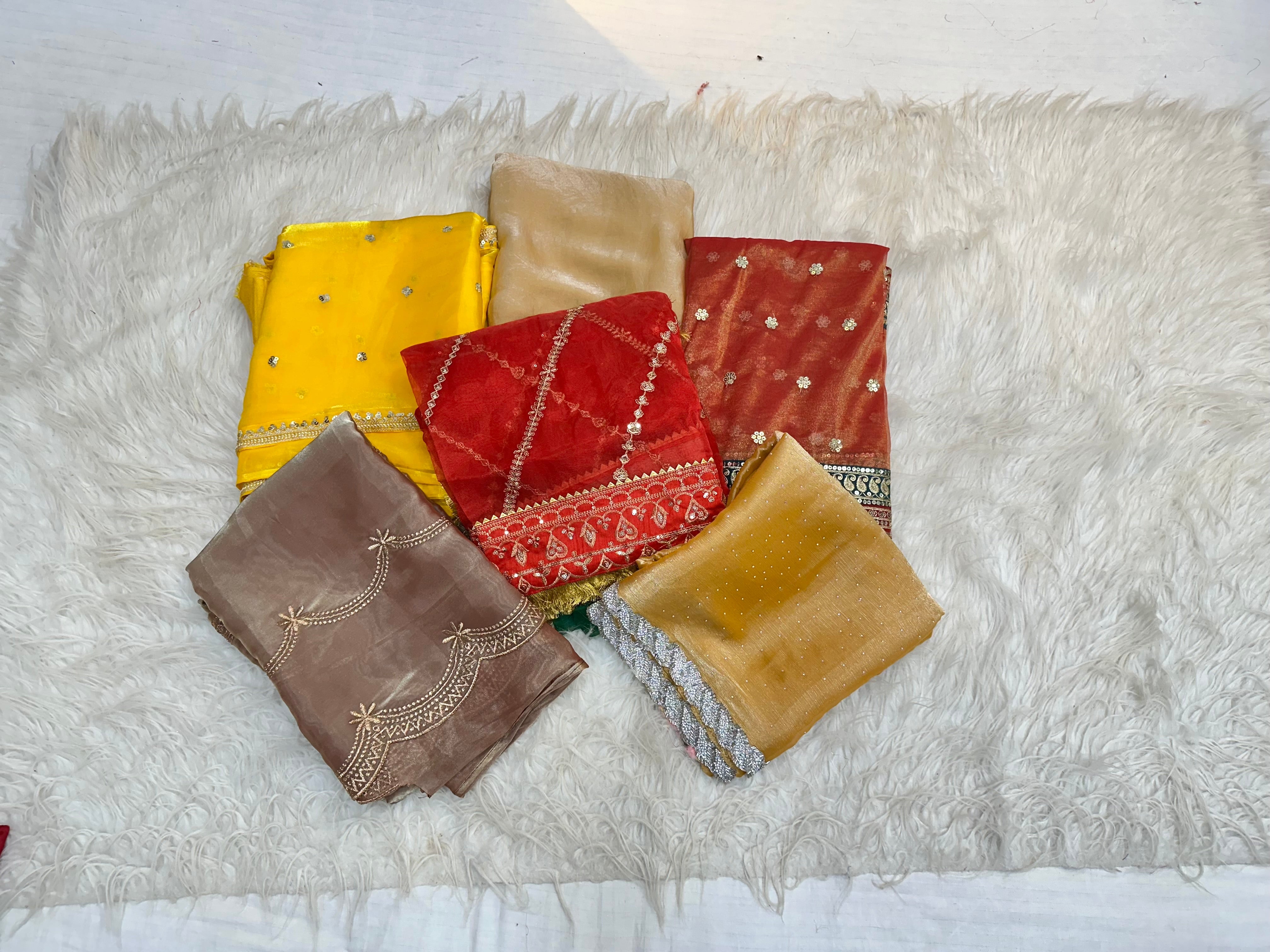Shimmery Designer Sarees