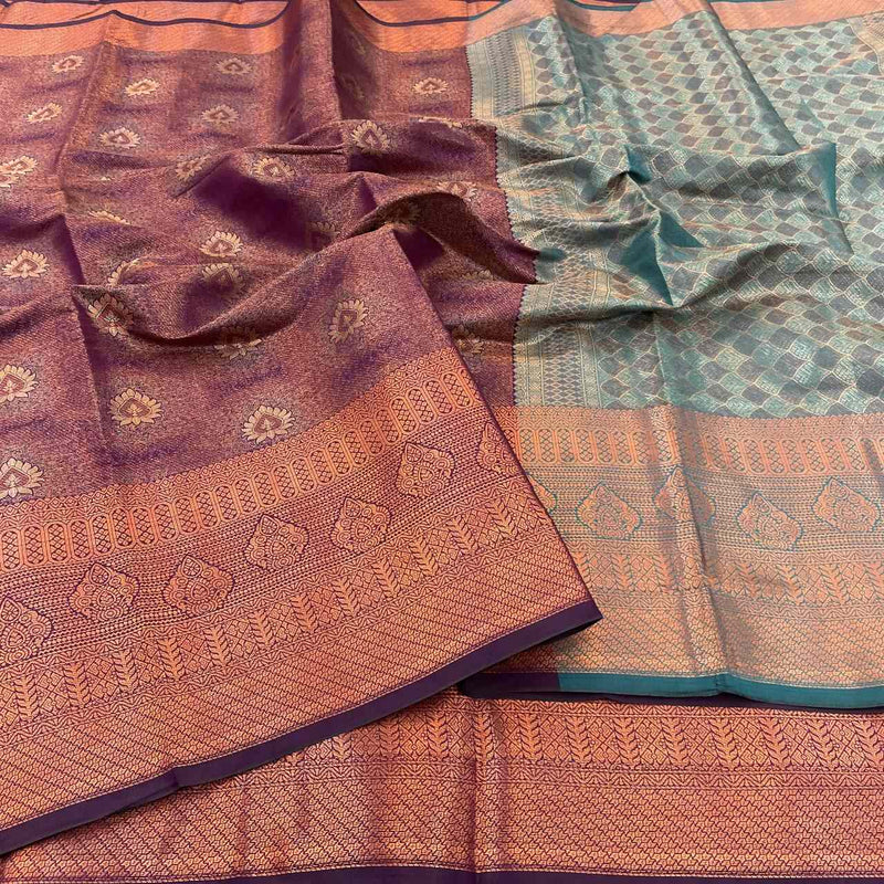 Exclusive Purple Colour Soft Pattu Silk Saree