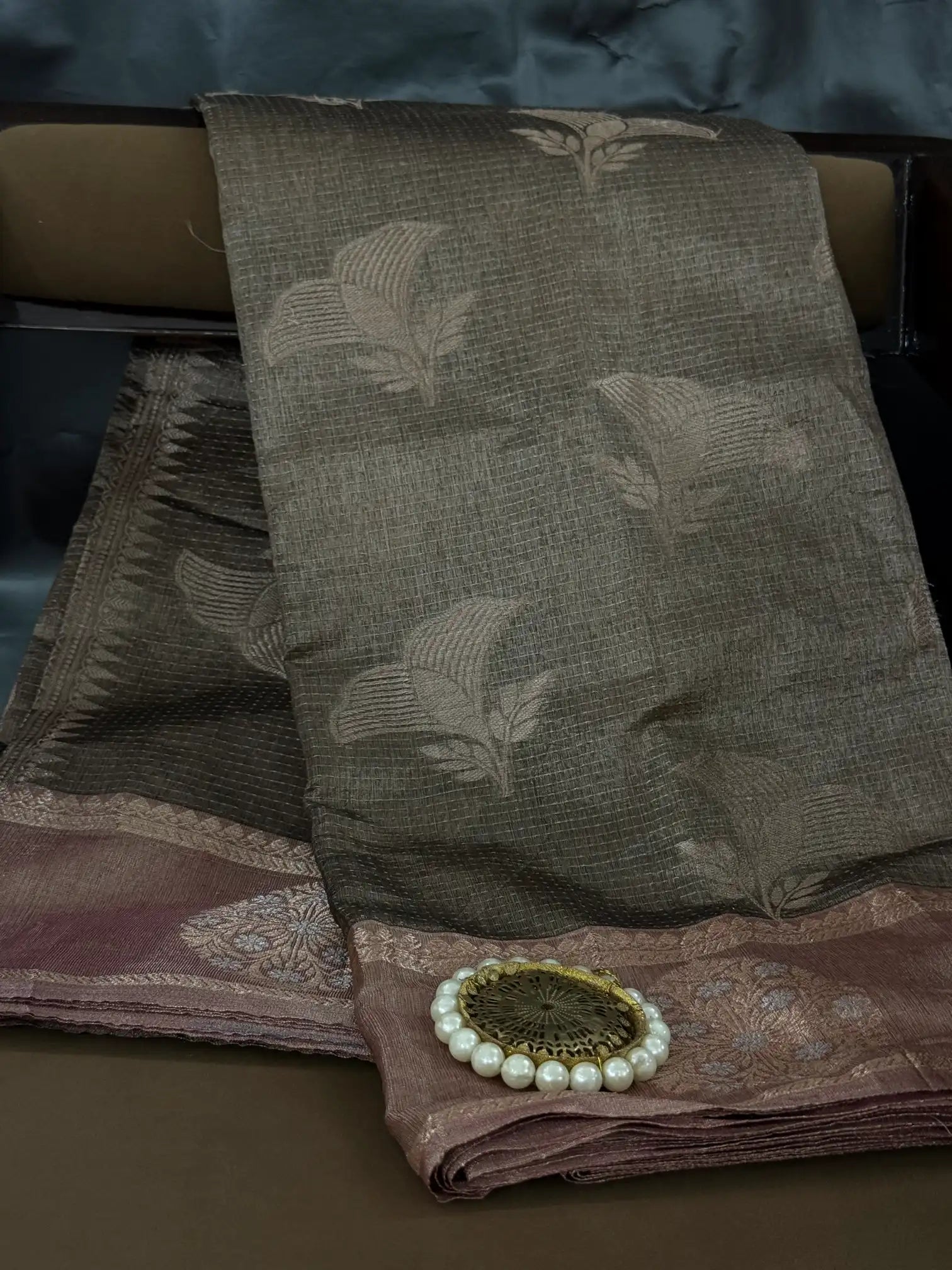 Contemporary weave Softsilk heritage weave saree