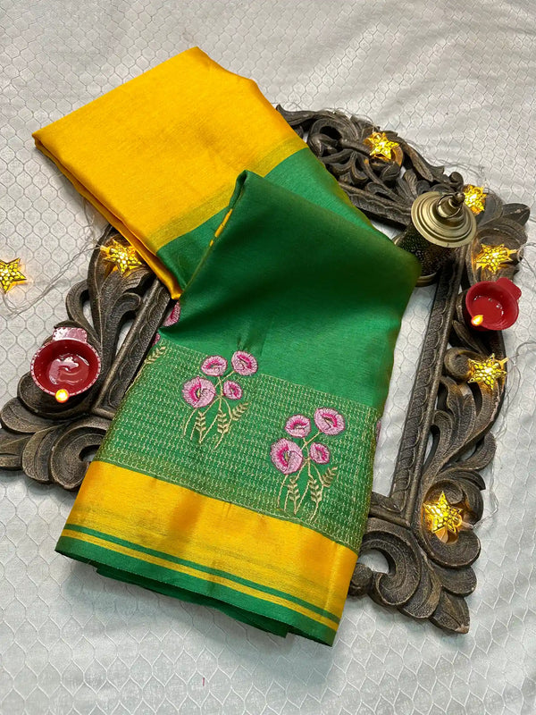 Softsilk Exclusive Jacquard Banarasi Saree