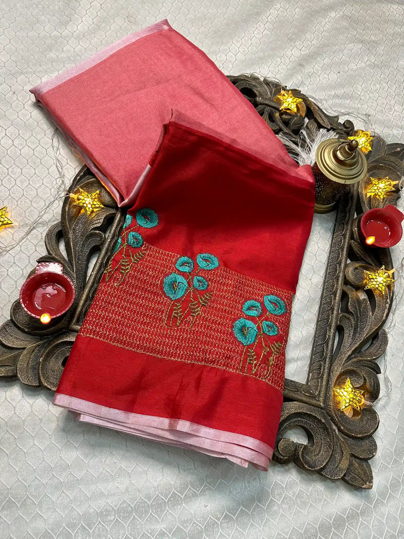 Softsilk Exclusive Jacquard Banarasi Saree