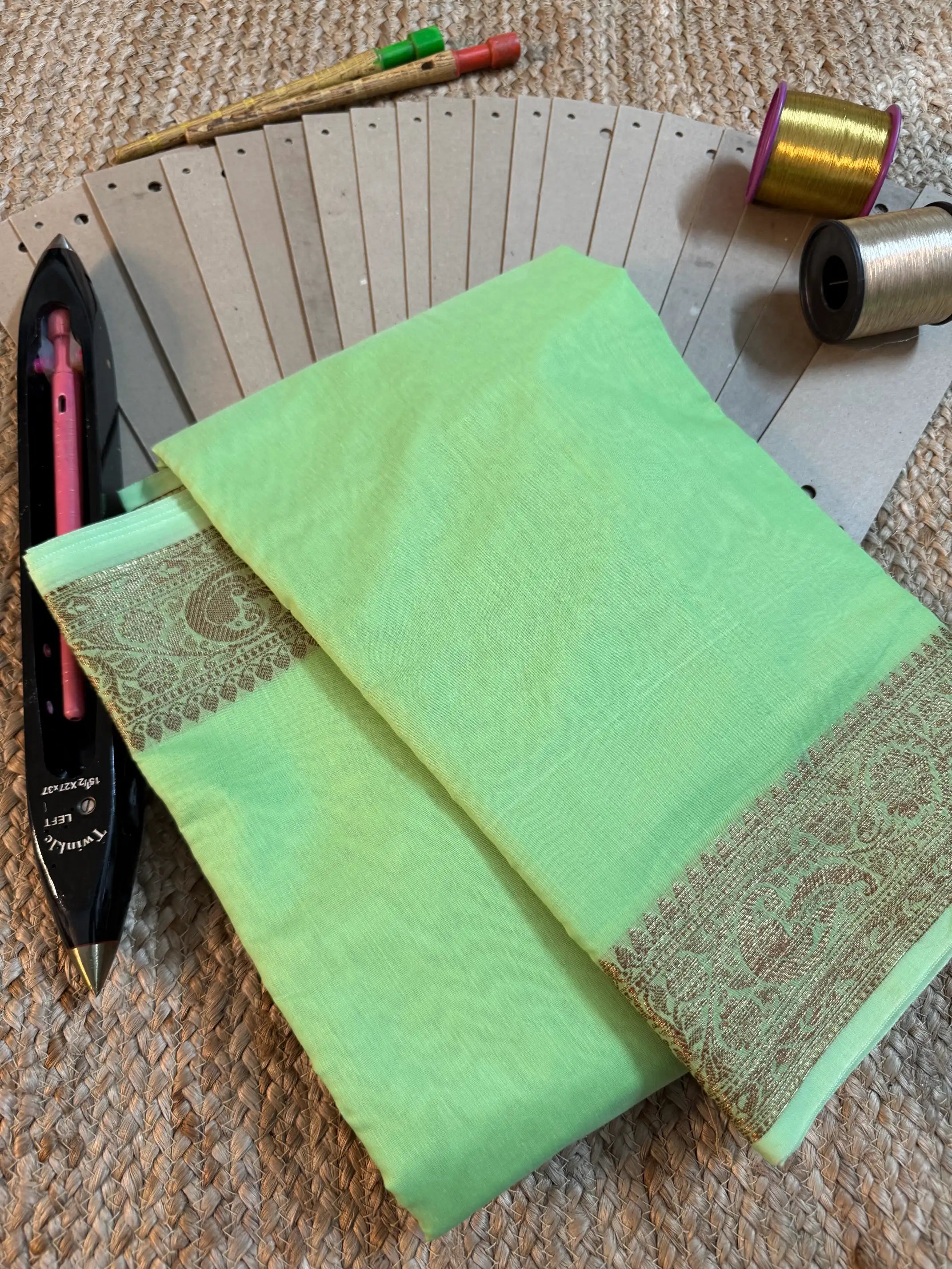 Eccentric zari weave Softsilk Banarasi saree