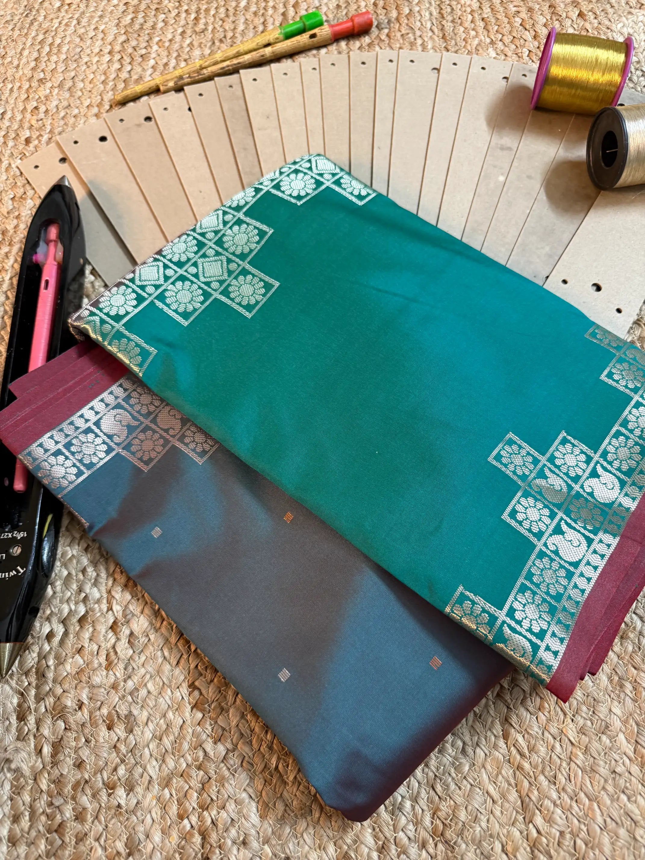 Eccentric zari weave Softsilk Banarasi saree