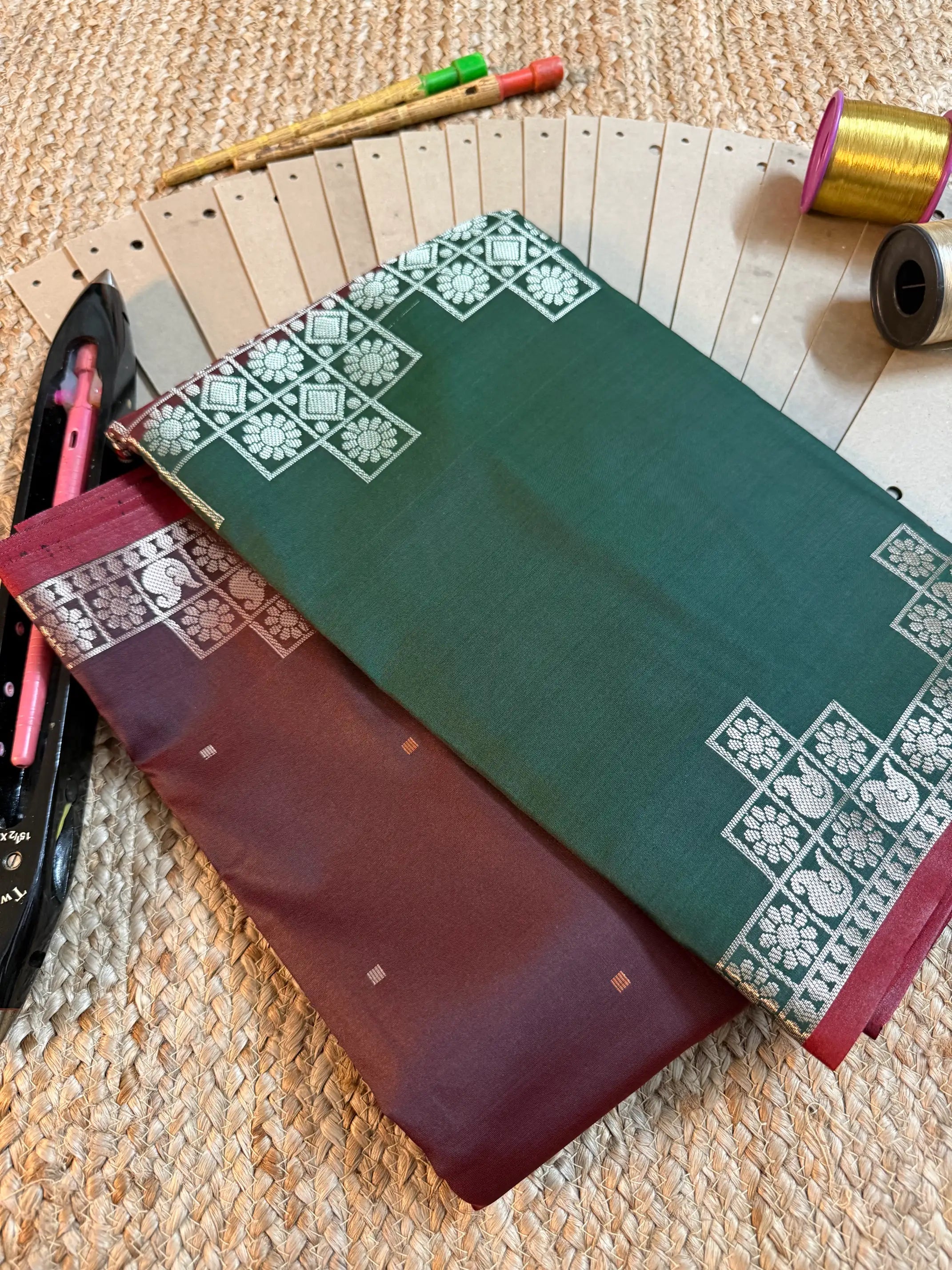 Eccentric zari weave Softsilk Banarasi saree