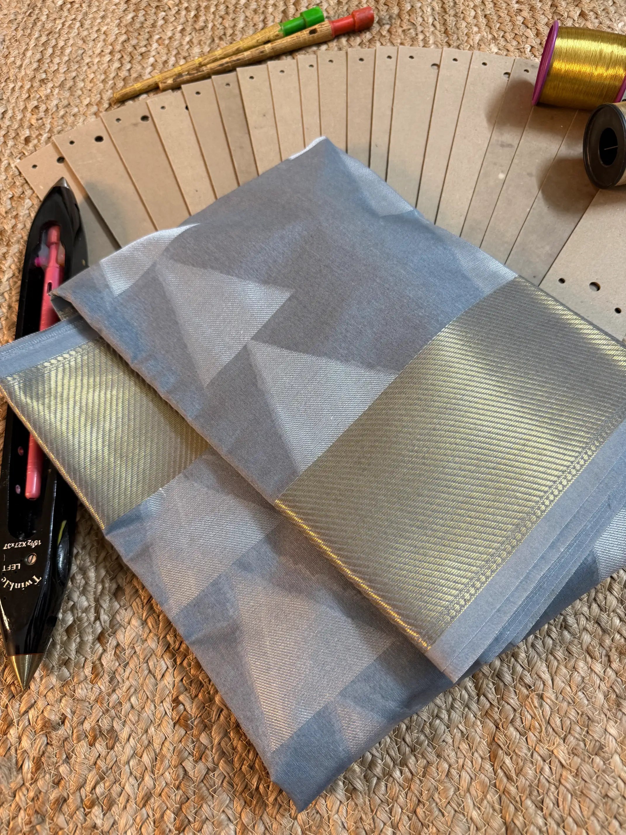 Eccentric zari weave Softsilk Banarasi saree