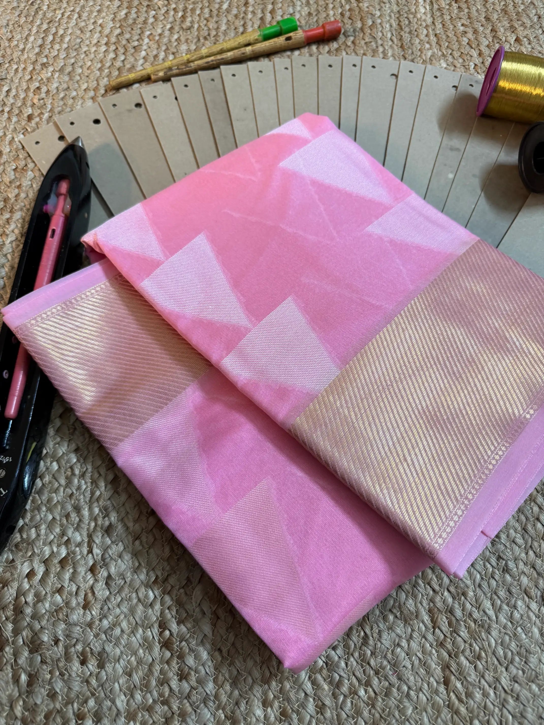 Eccentric zari weave Softsilk Banarasi saree