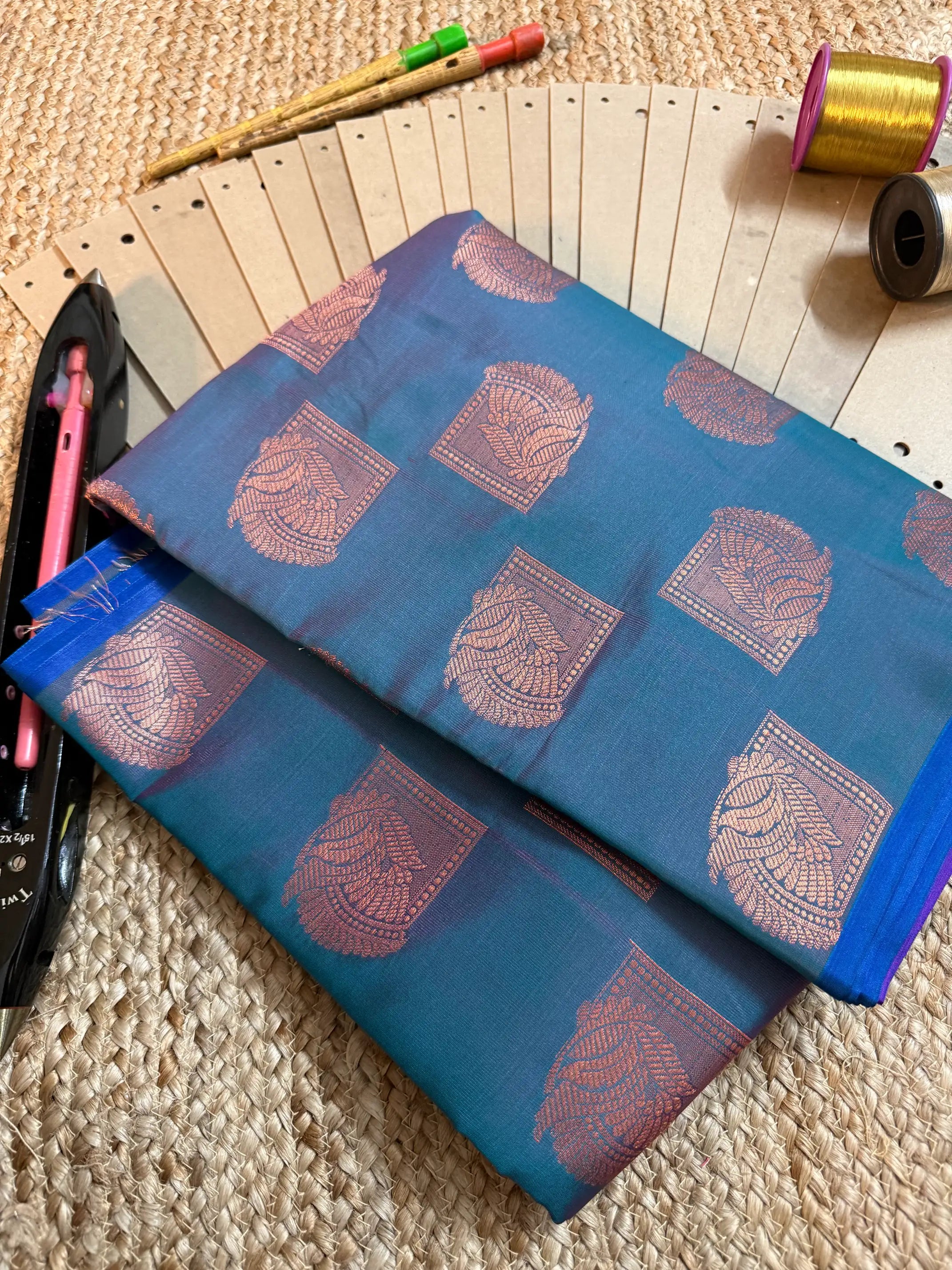 Eccentric zari weave Softsilk Banarasi saree