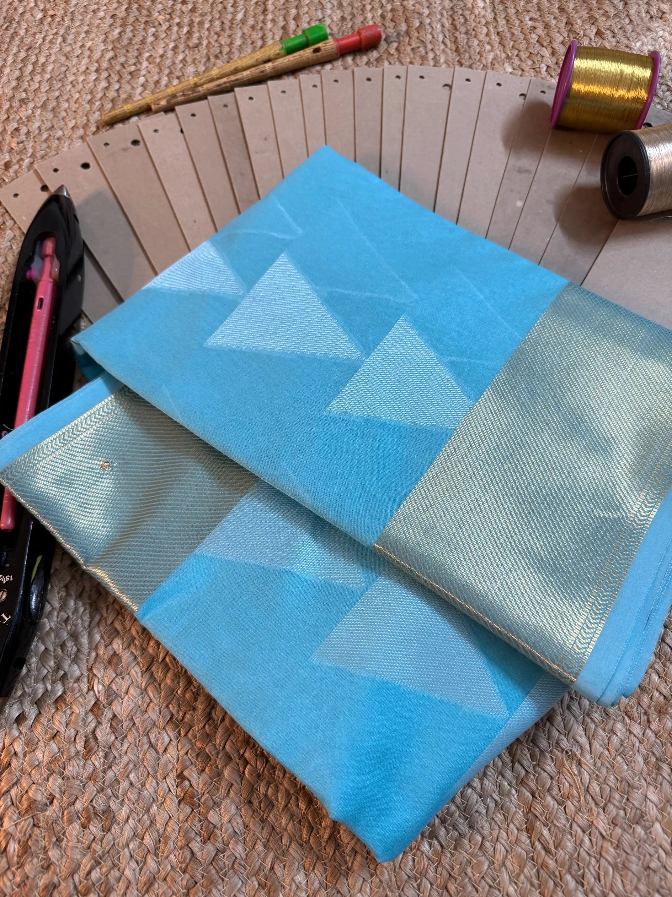 Eccentric zari weave Softsilk Banarasi saree