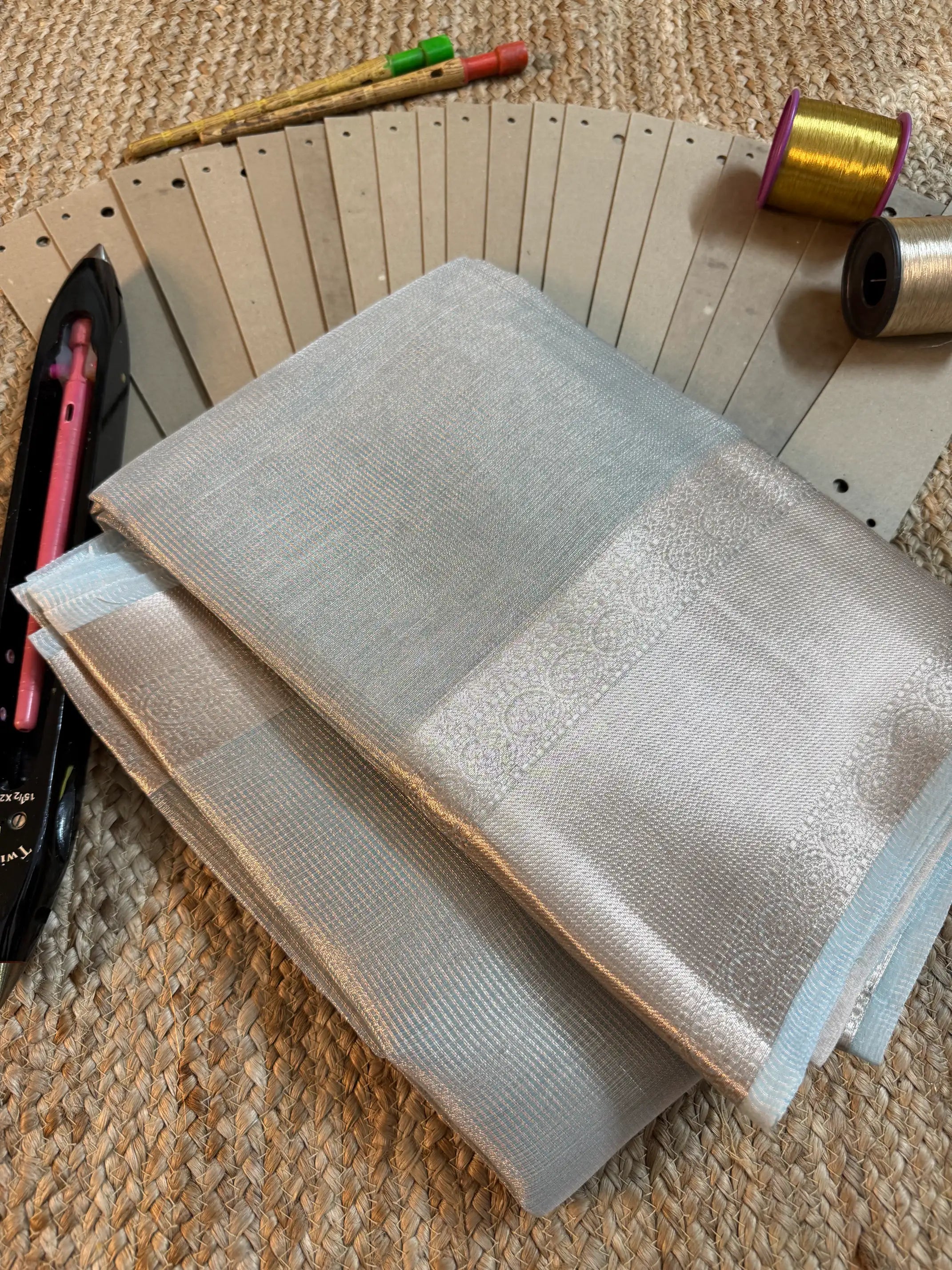 Eccentric zari weave Softsilk Banarasi saree