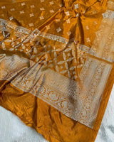 Semi Katan Banarasi Suit