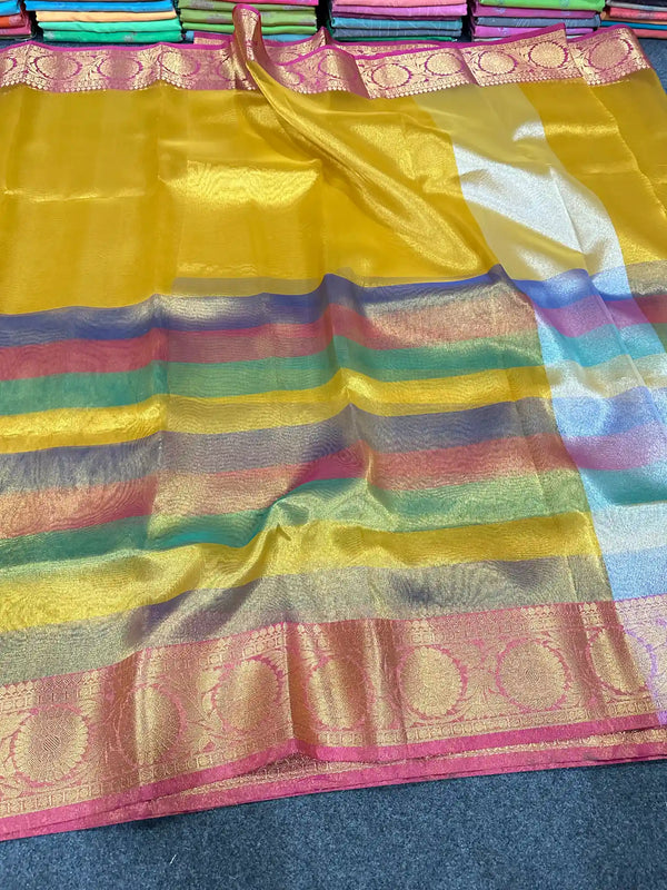 Rangkat Soft Tissue Silk Banarasi Saree