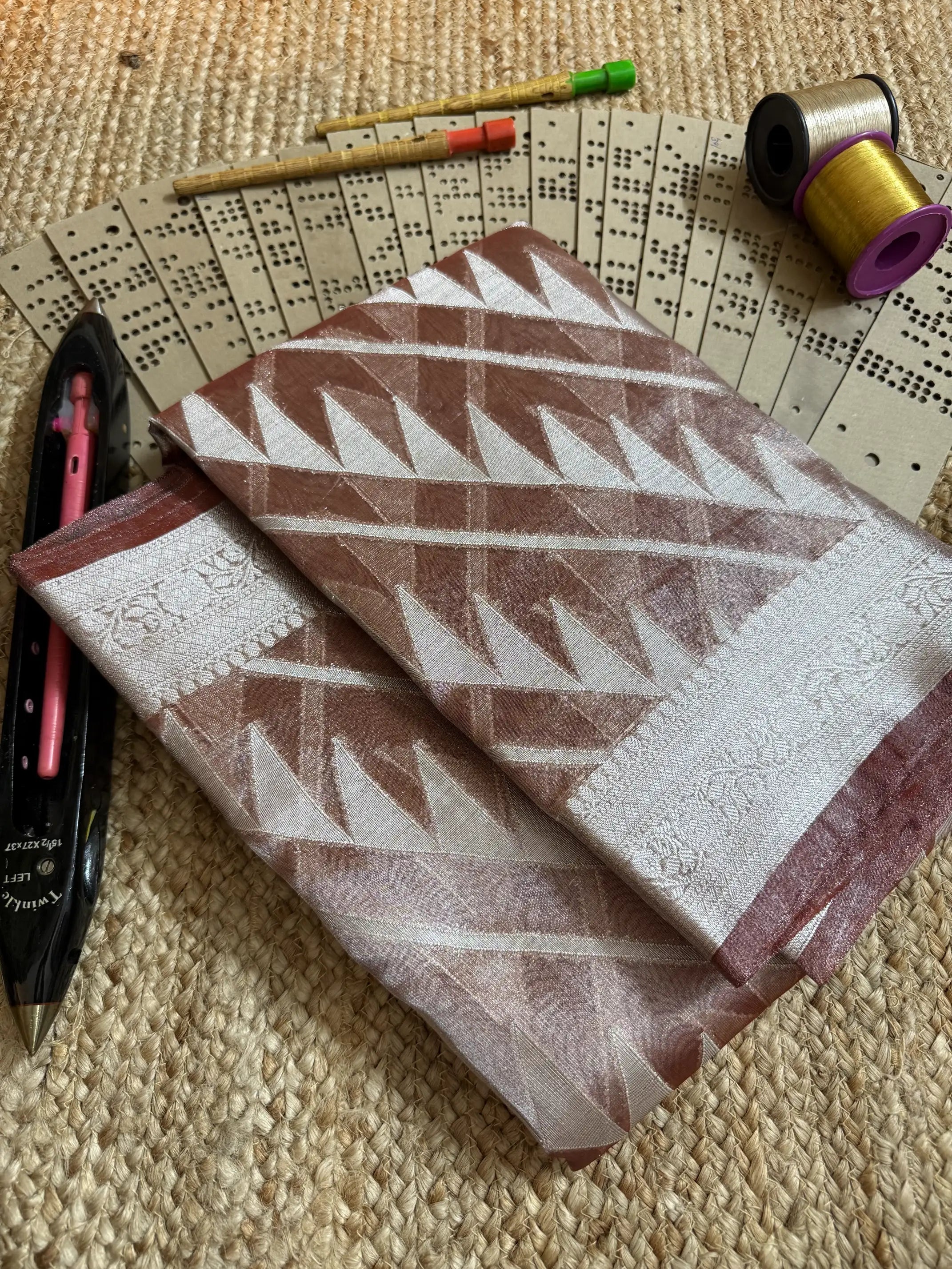 Eccentric zari weave Softsilk Banarasi saree