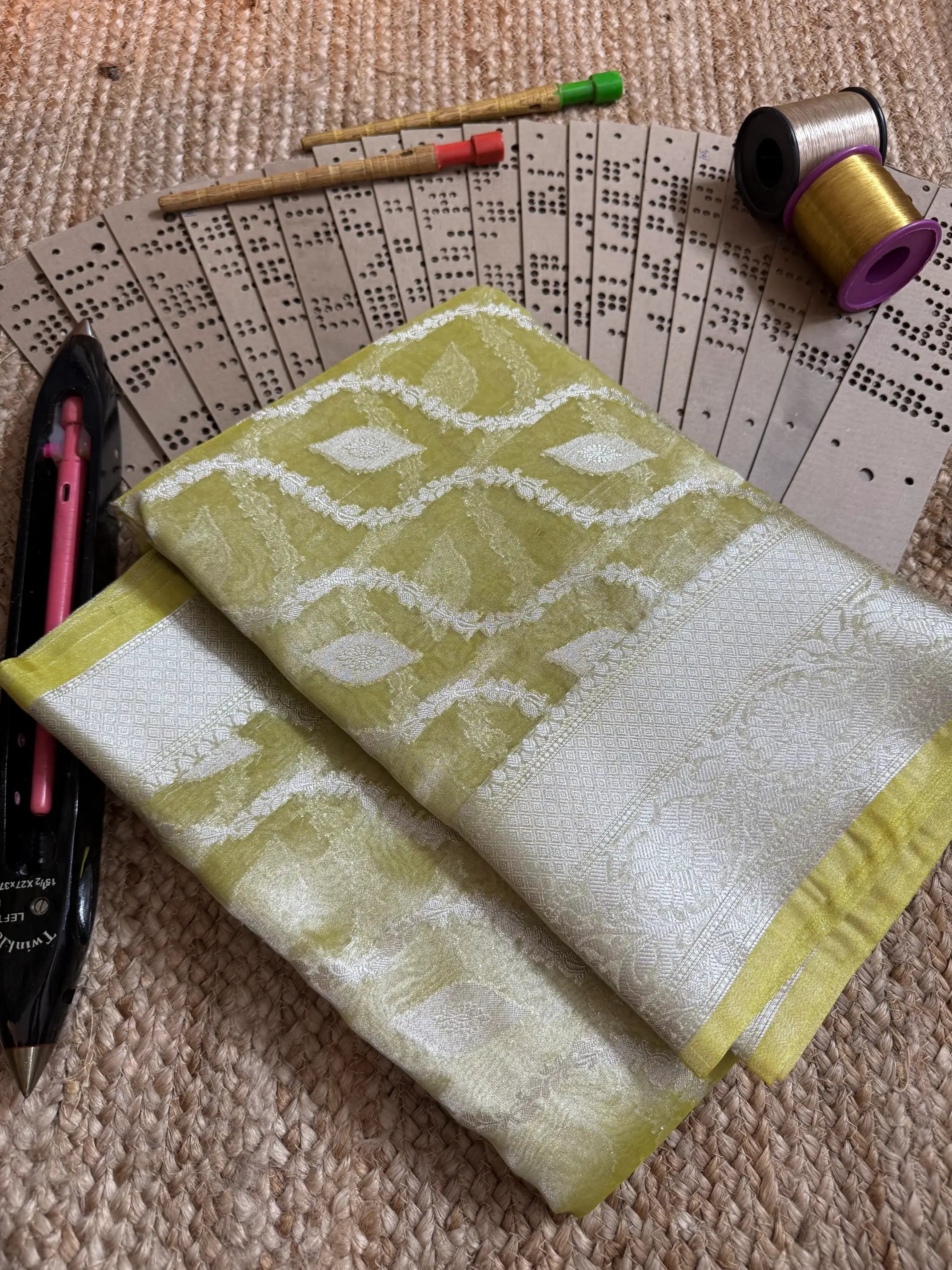 Eccentric zari weave Softsilk Banarasi saree