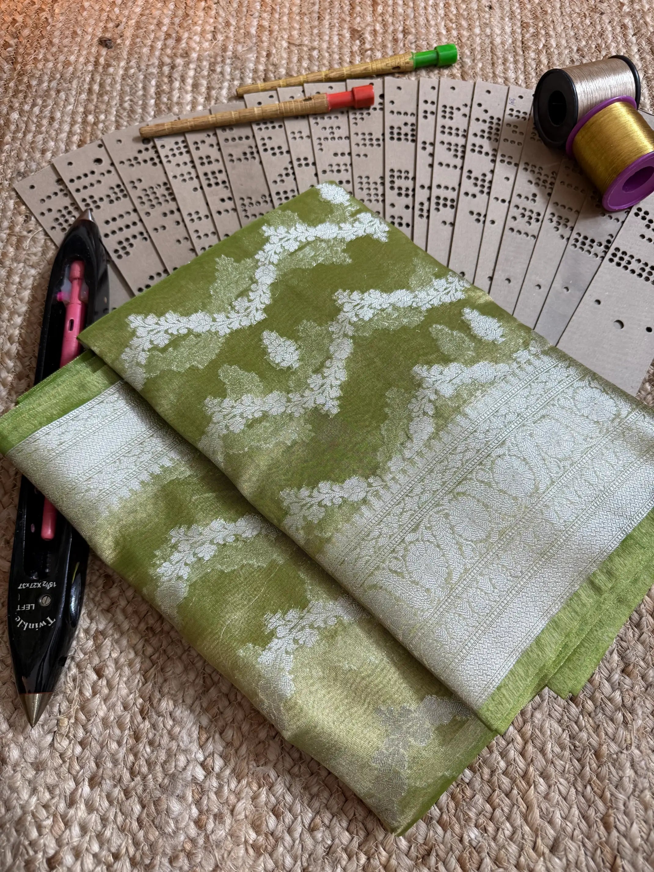 Eccentric zari weave Softsilk Banarasi saree
