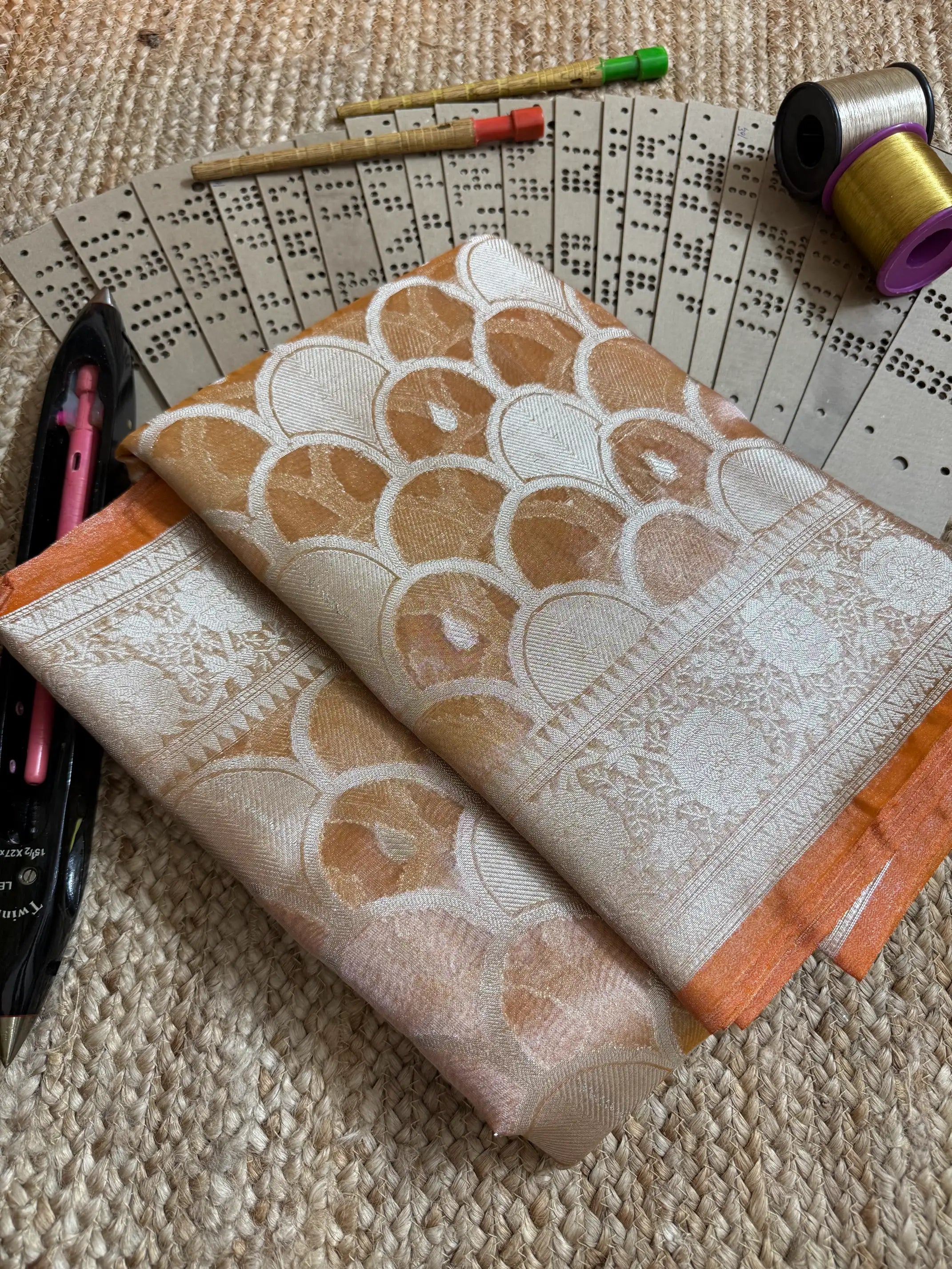 Eccentric zari weave Softsilk Banarasi saree