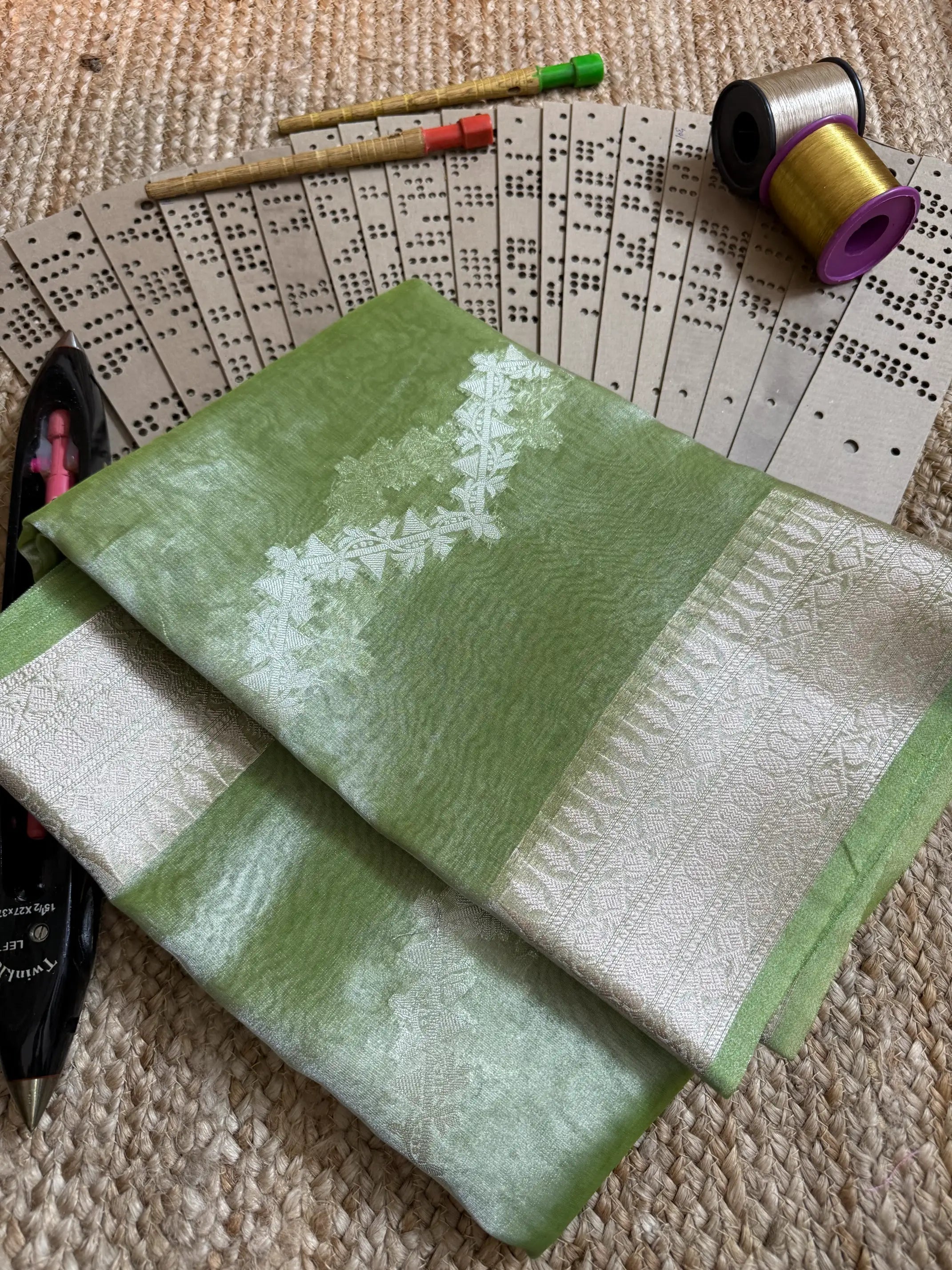 Eccentric zari weave Softsilk Banarasi saree