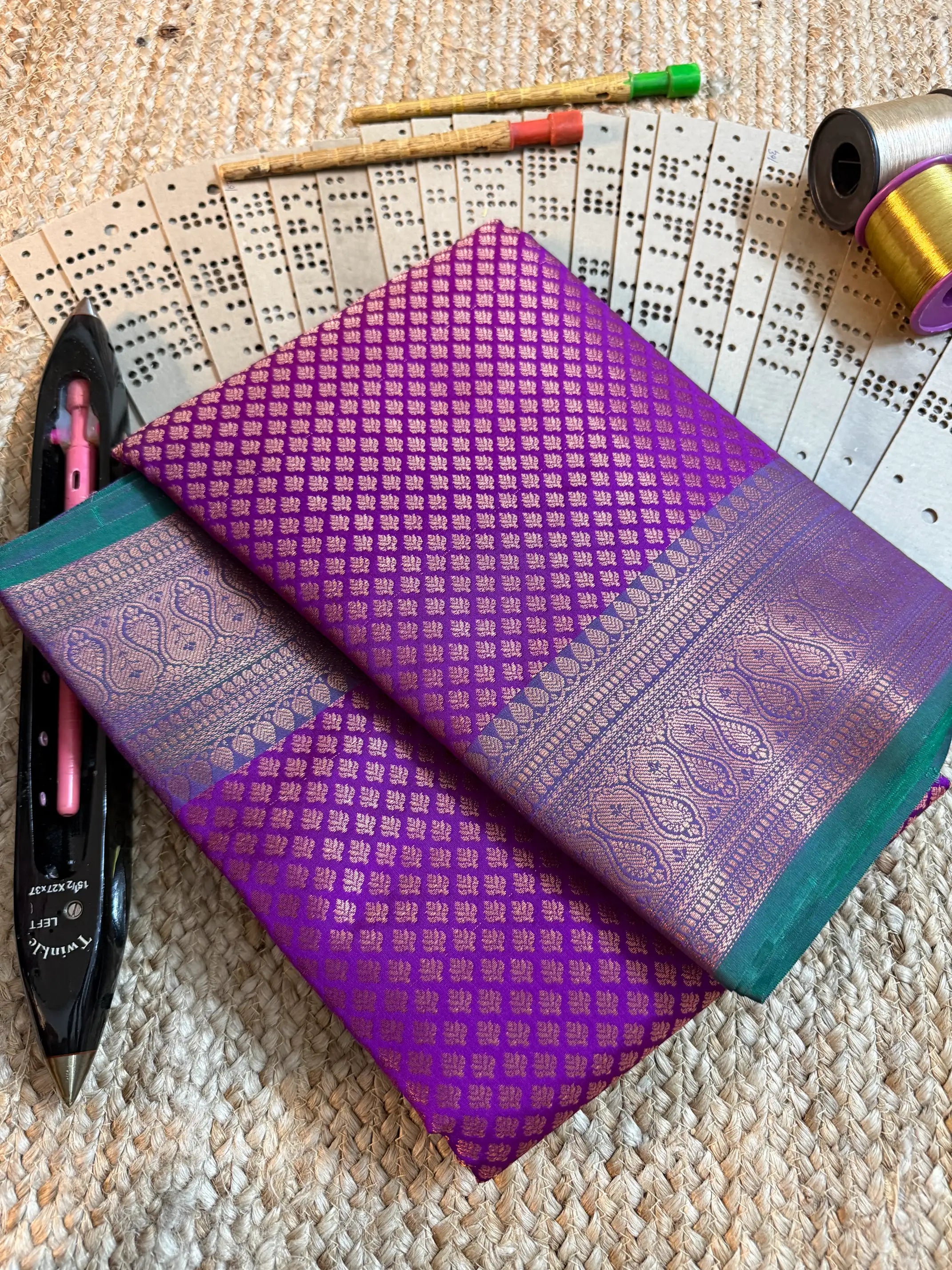 Eccentric zari weave Softsilk Banarasi saree