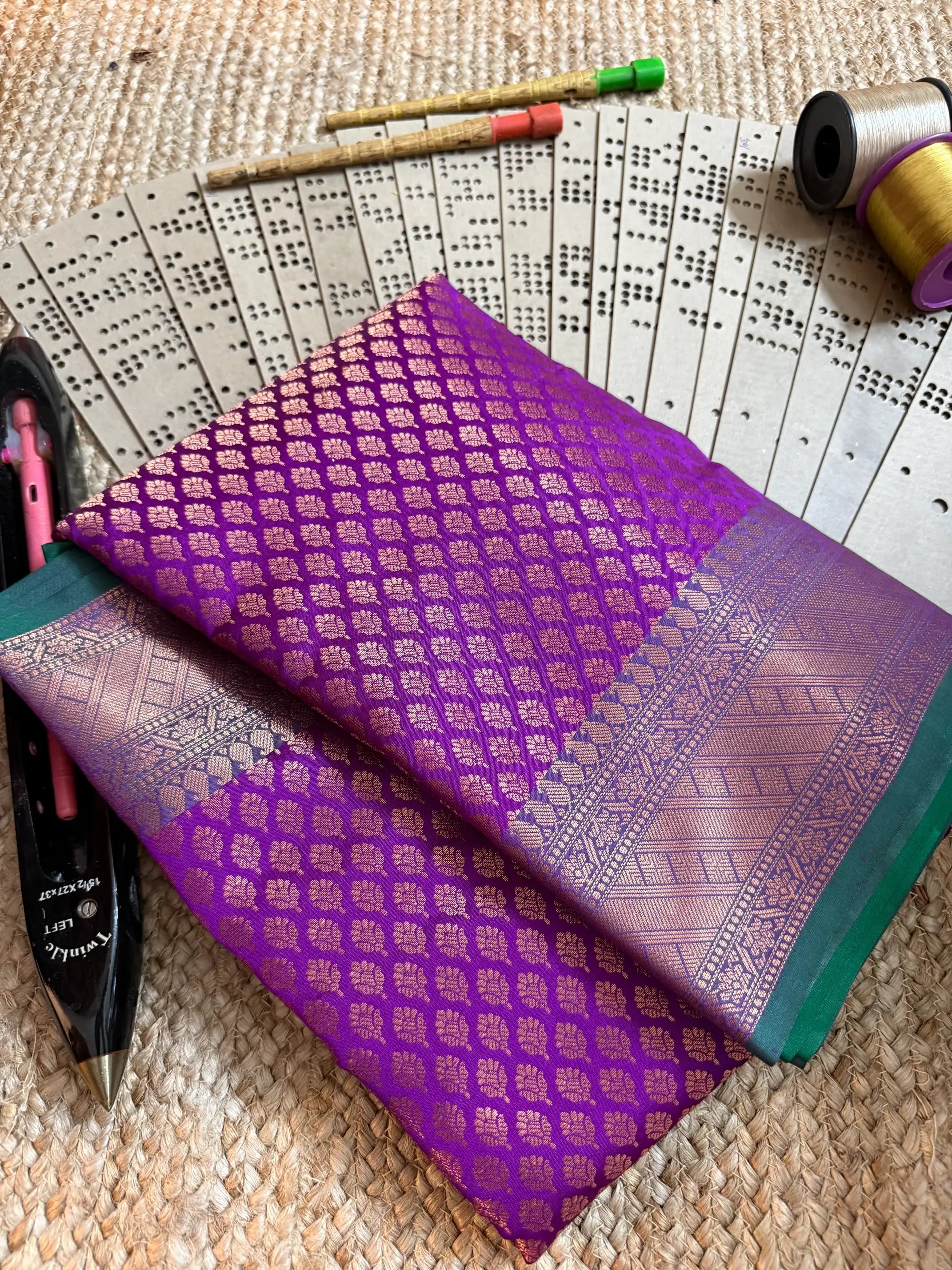 Eccentric zari weave Softsilk Banarasi saree