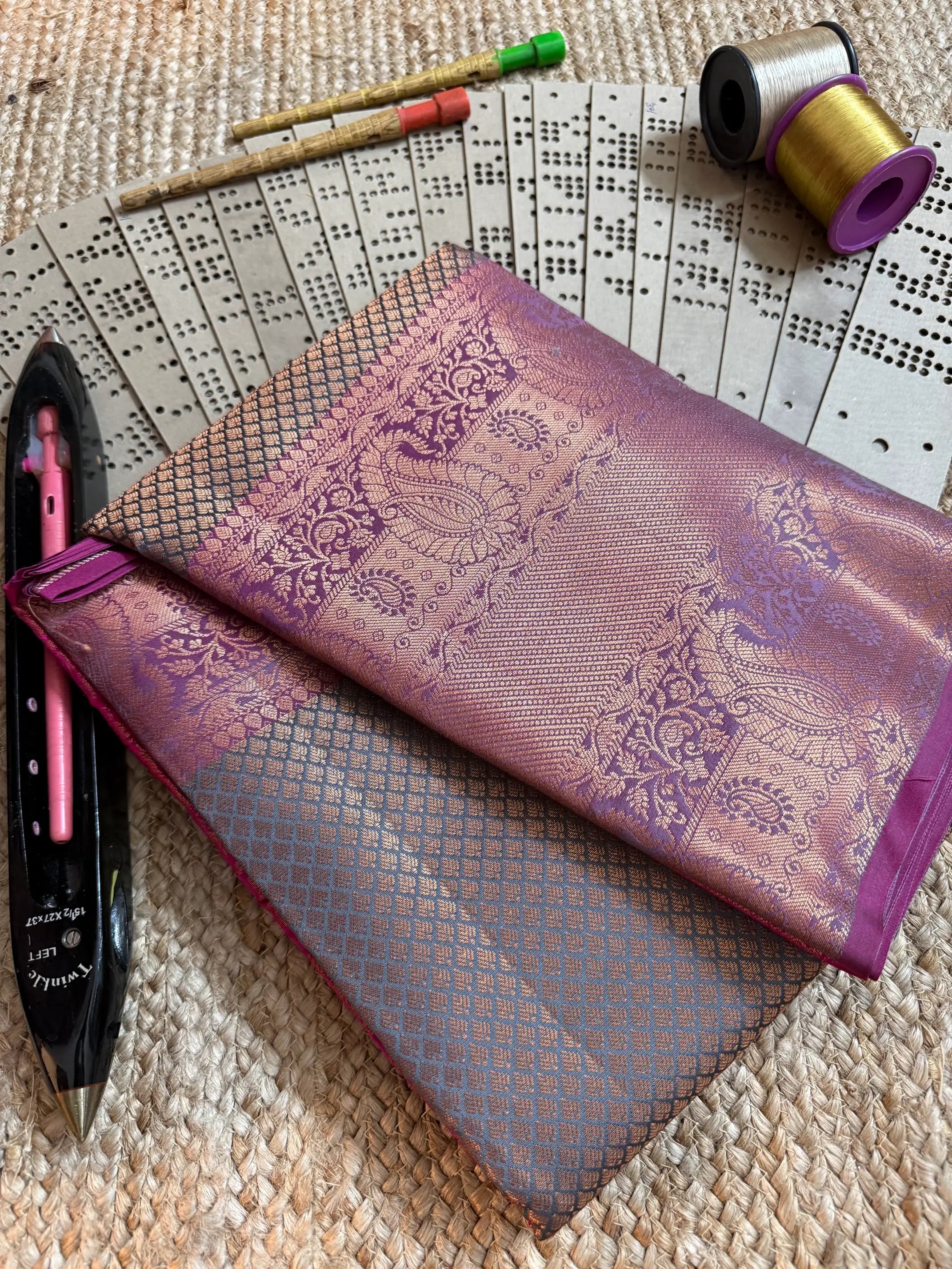 Eccentric zari weave Softsilk Banarasi saree