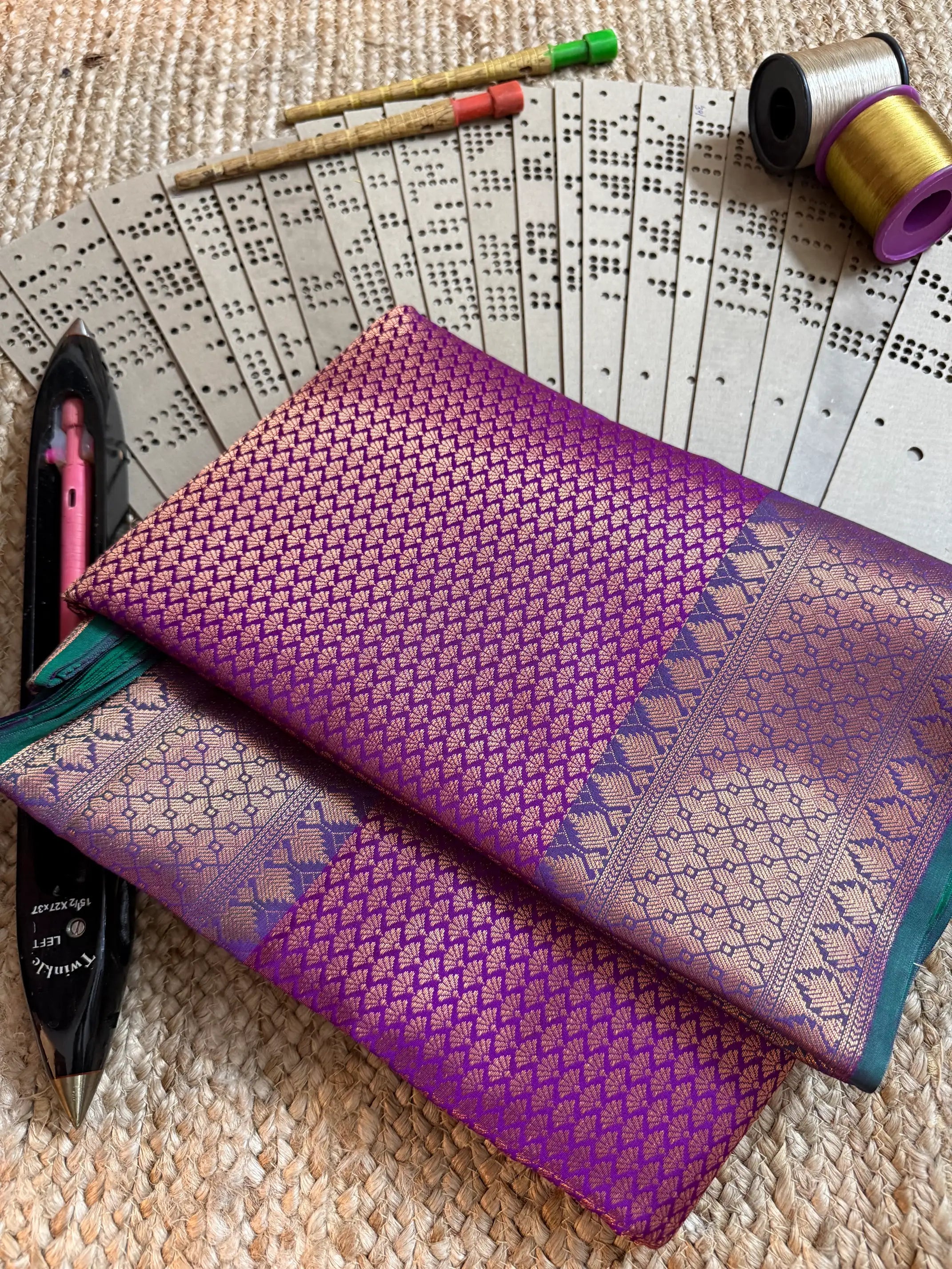 Eccentric zari weave Softsilk Banarasi saree
