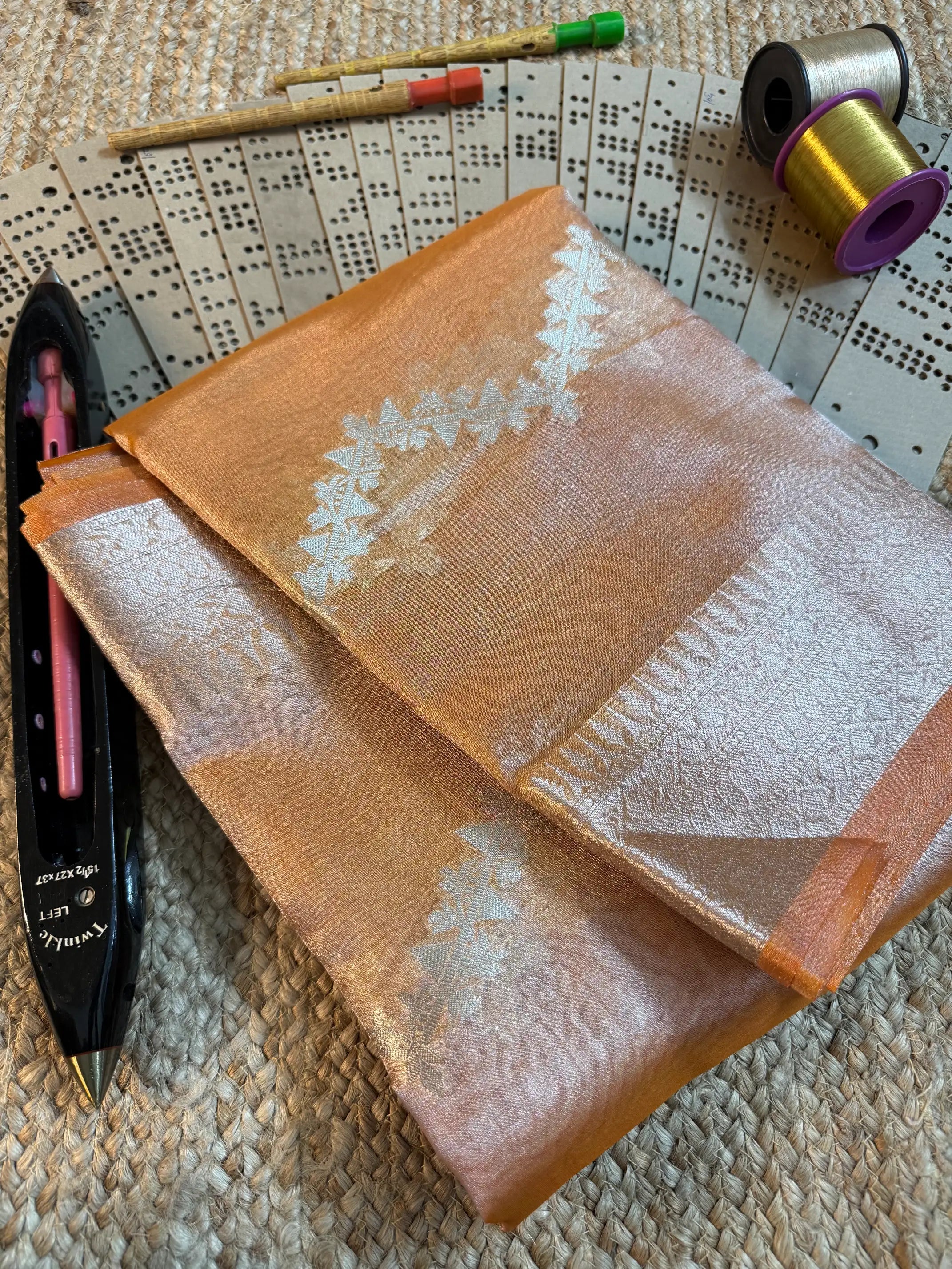 Eccentric zari weave Softsilk Banarasi saree