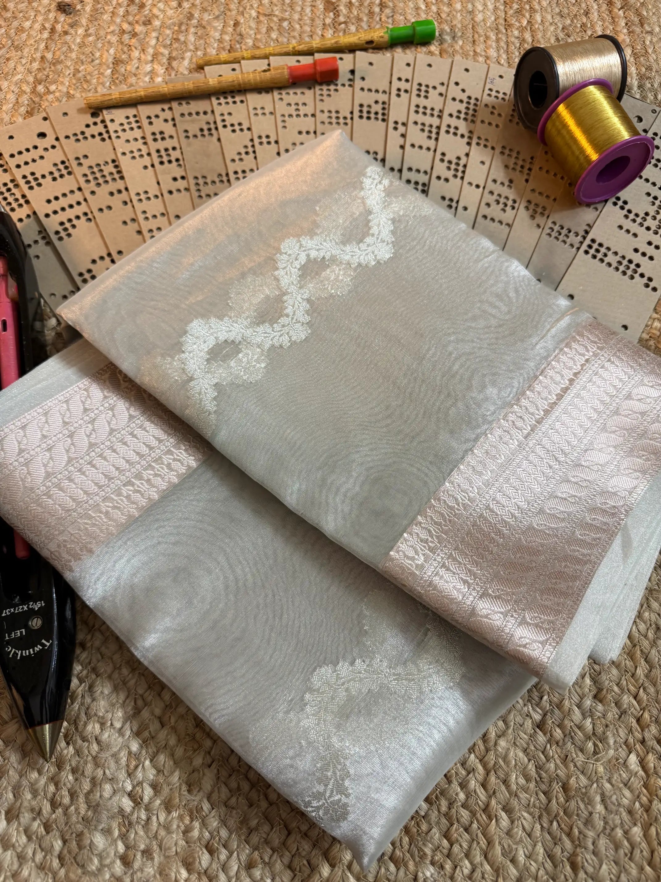 Eccentric zari weave Softsilk Banarasi saree