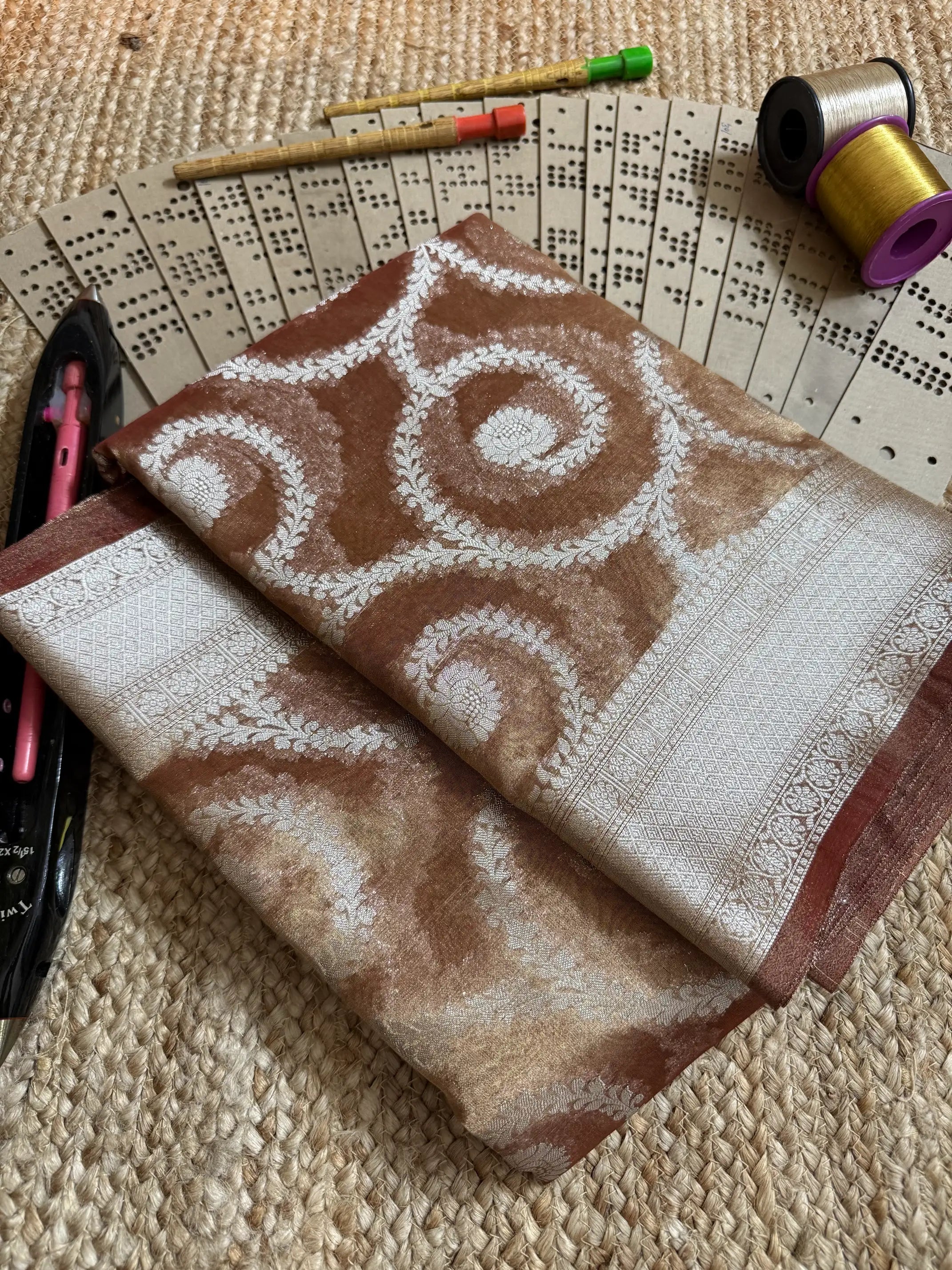 Eccentric zari weave Softsilk Banarasi saree