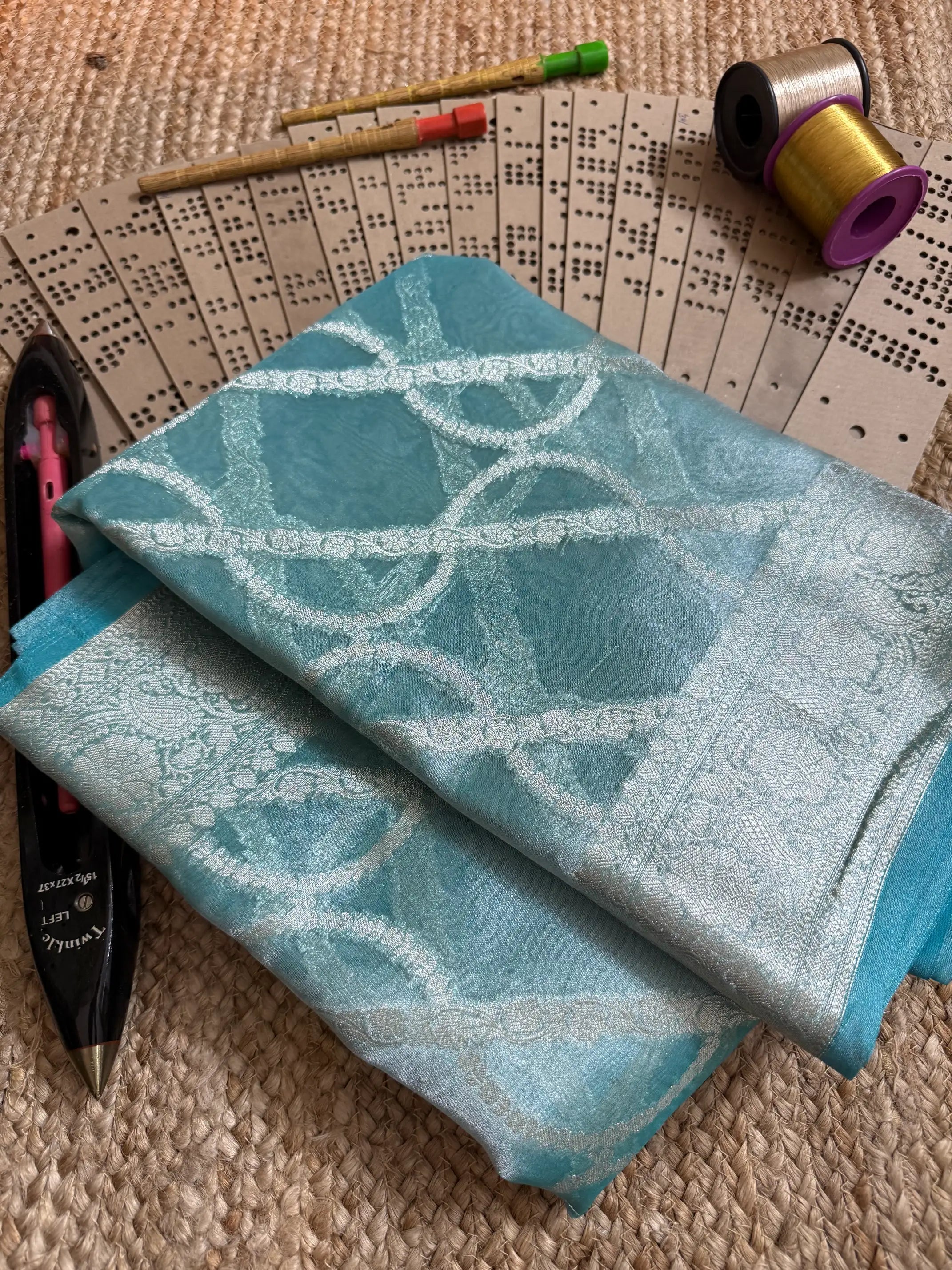 Eccentric zari weave Softsilk Banarasi saree