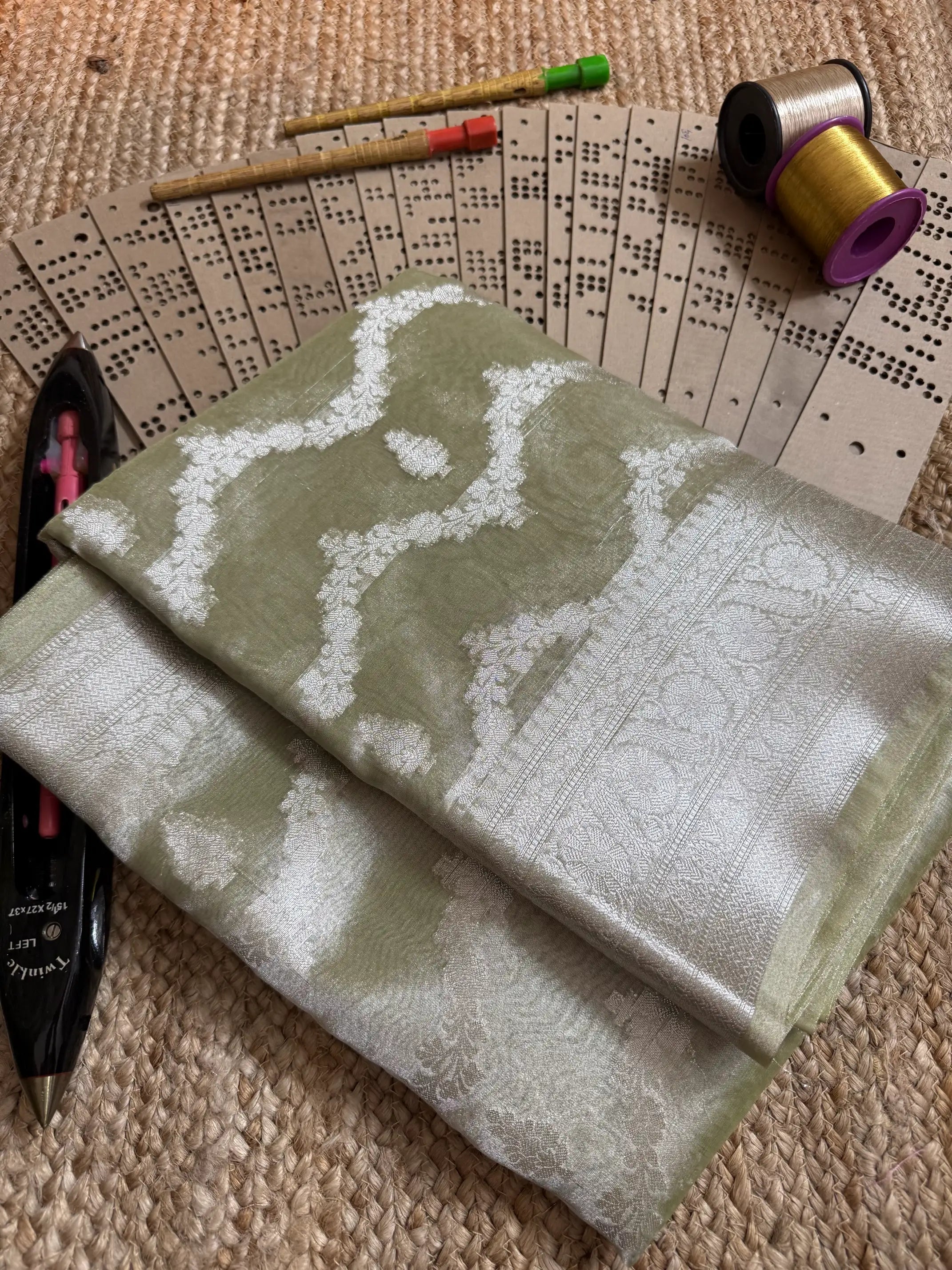 Eccentric zari weave Softsilk Banarasi saree