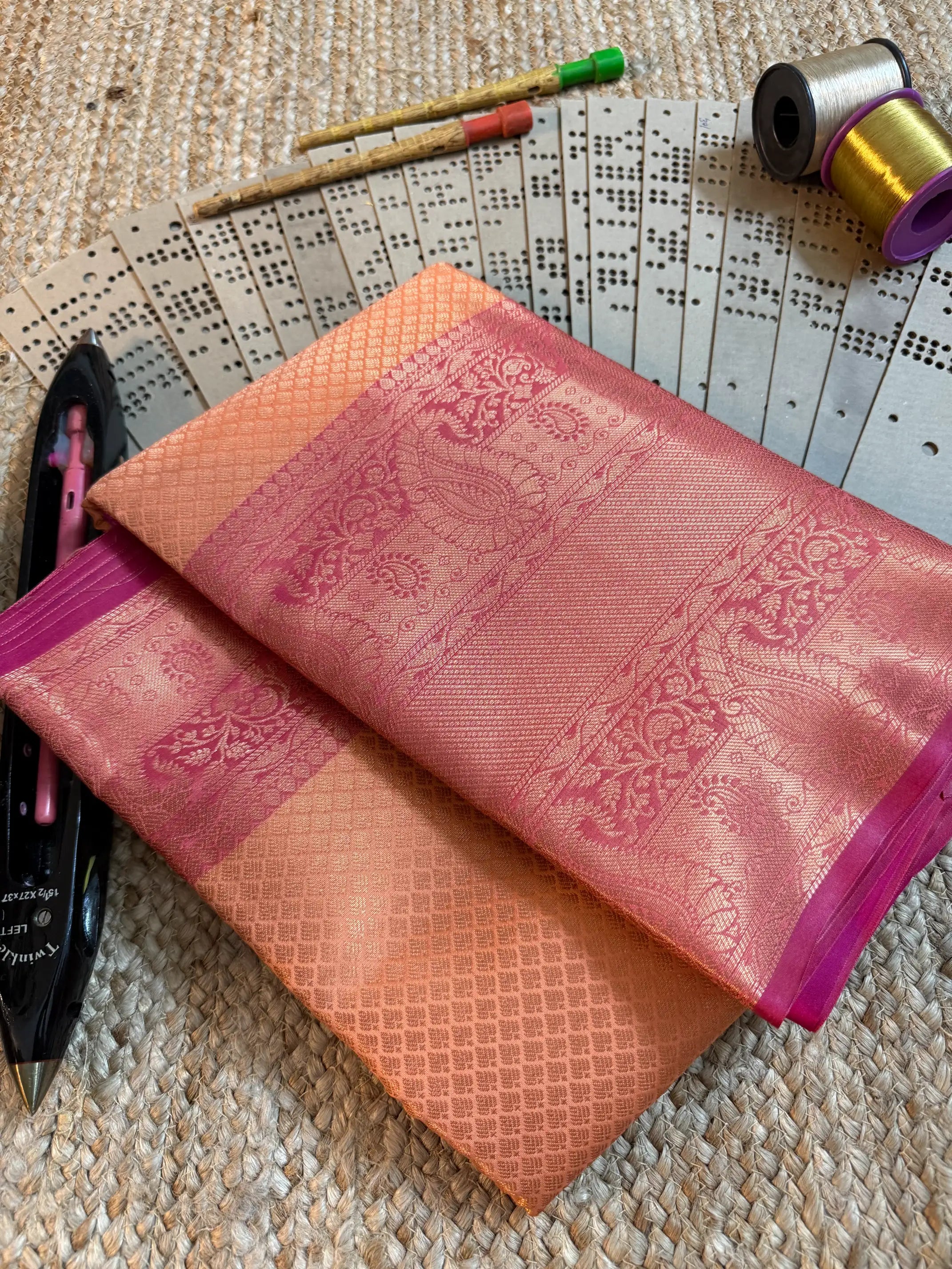 Eccentric zari weave Softsilk Banarasi saree