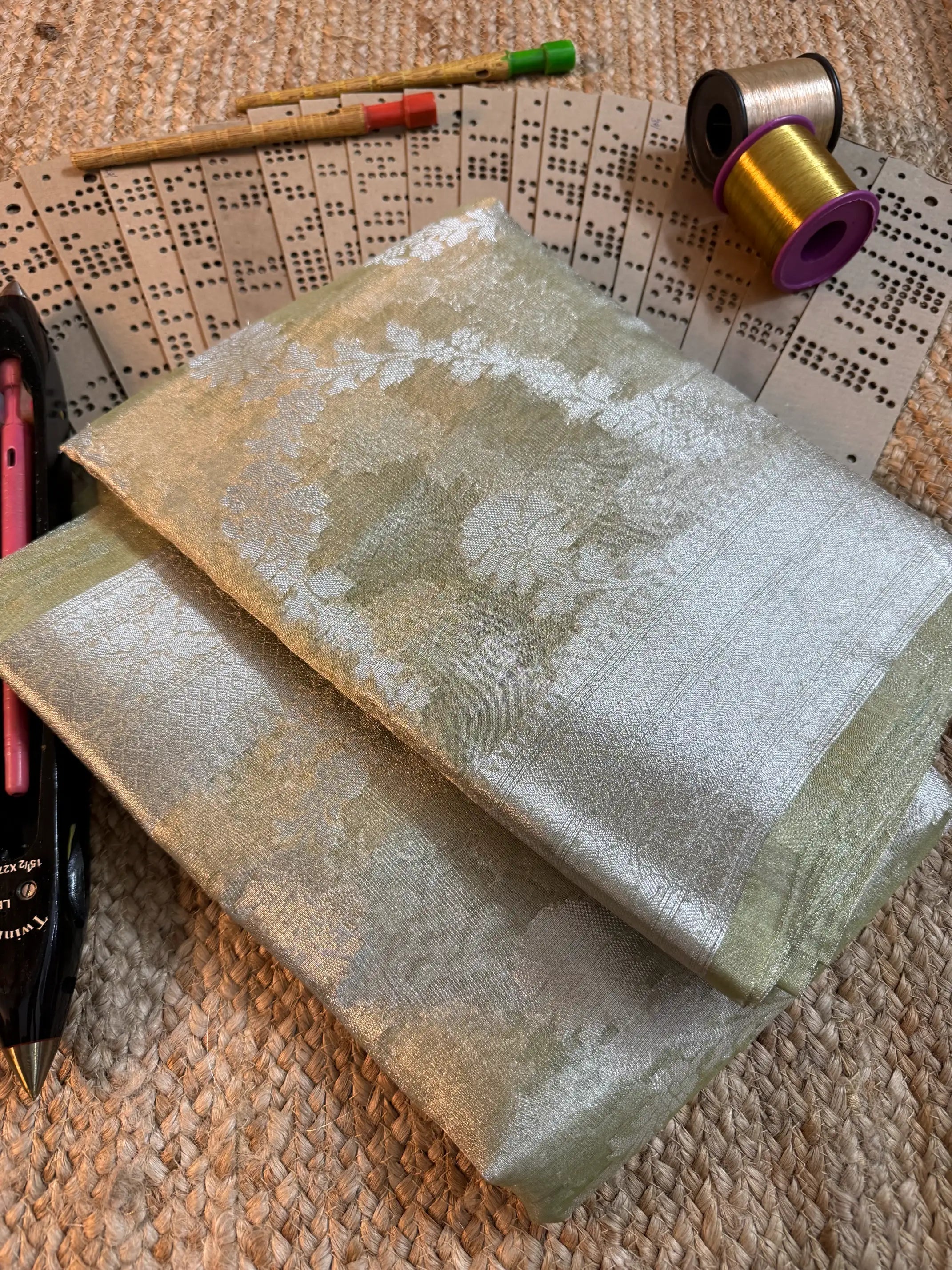 Eccentric zari weave Softsilk Banarasi saree