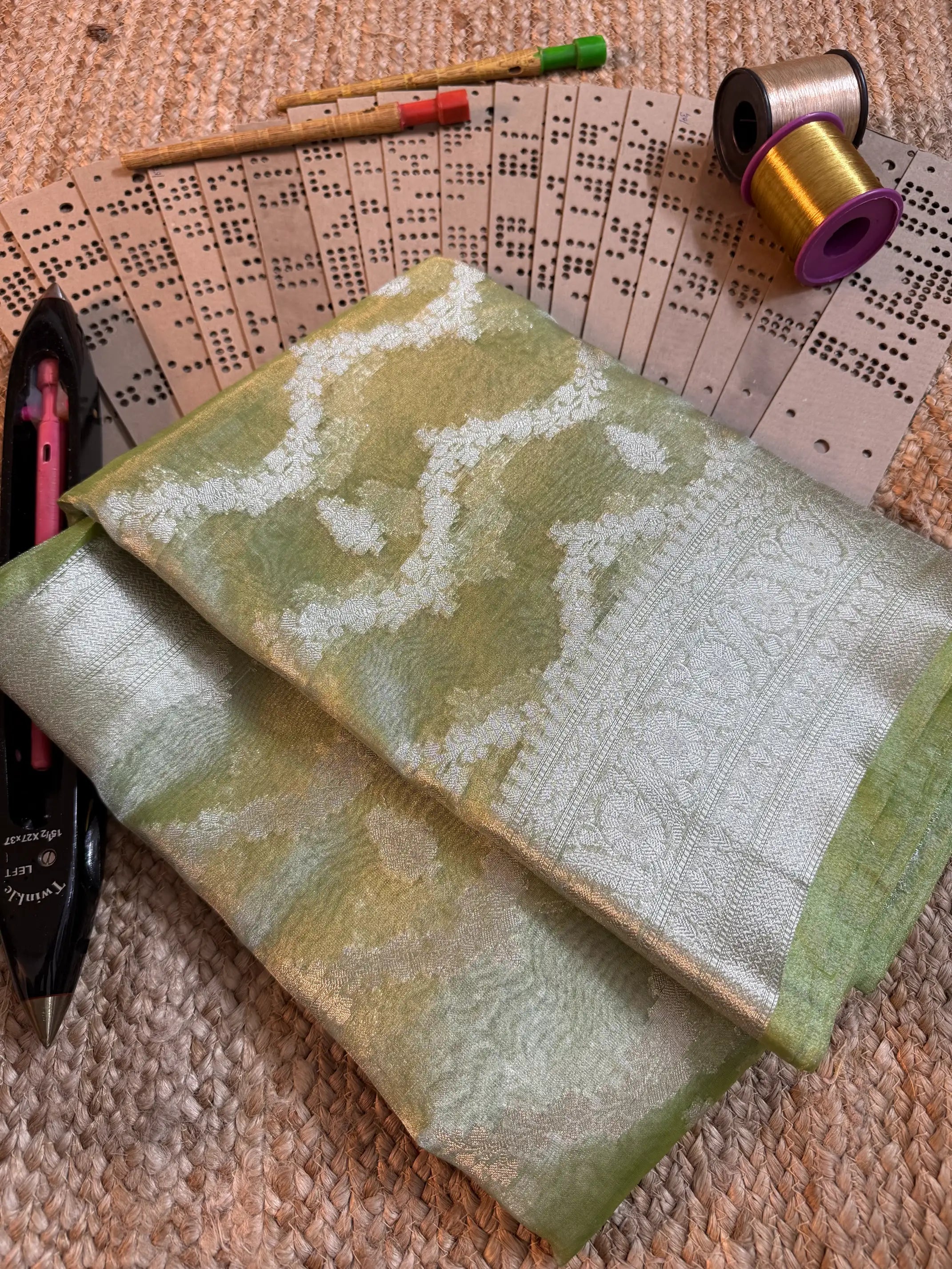 Eccentric zari weave Softsilk Banarasi saree