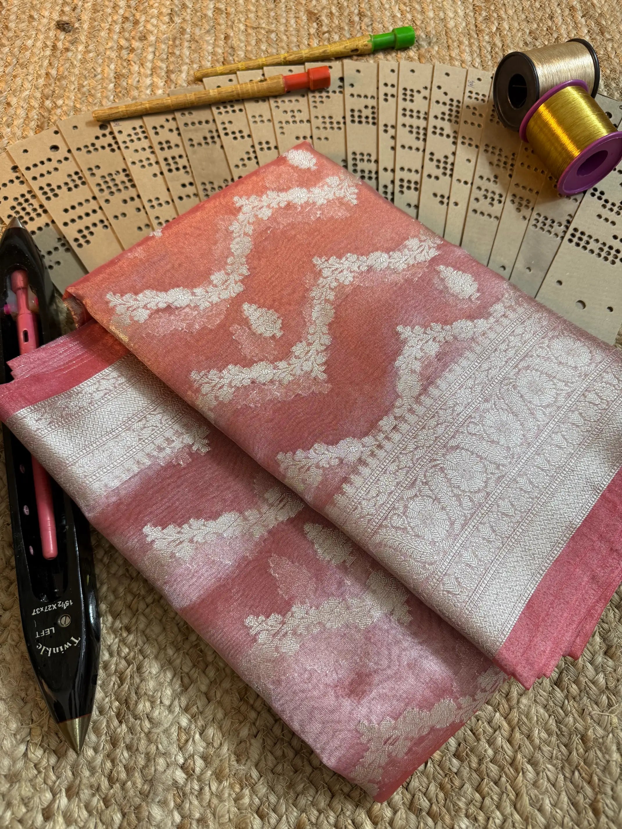 Eccentric zari weave Softsilk Banarasi saree